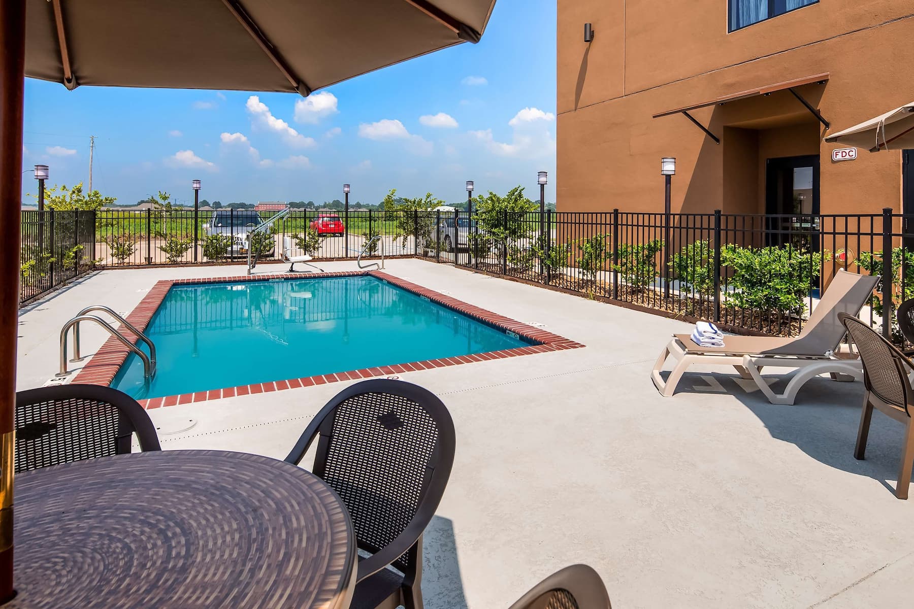 Pool at the Wyndham Garden New Roads / False River in New Roads, Louisiana