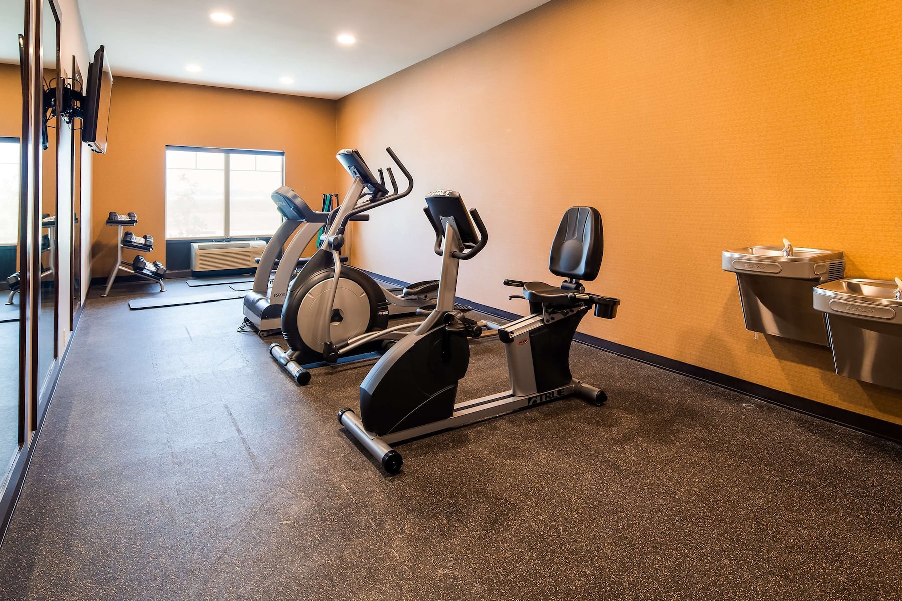 Fitness room at Wyndham Garden New Roads / False River in New Roads, Louisiana