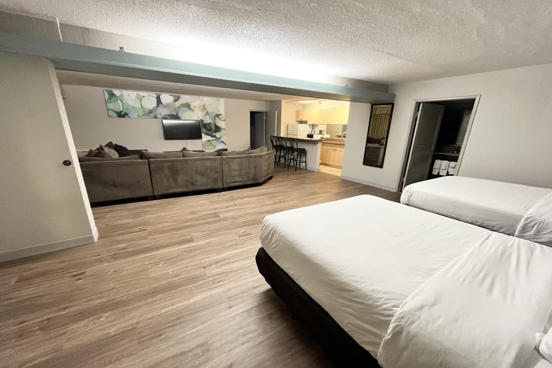 Guest room at the Wyndham Garden Ann Arbor in Ann Arbor, Michigan