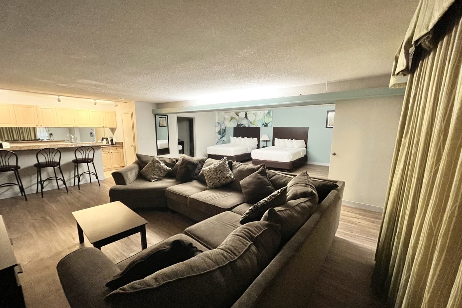 Guest room at the Wyndham Garden Ann Arbor in Ann Arbor, Michigan