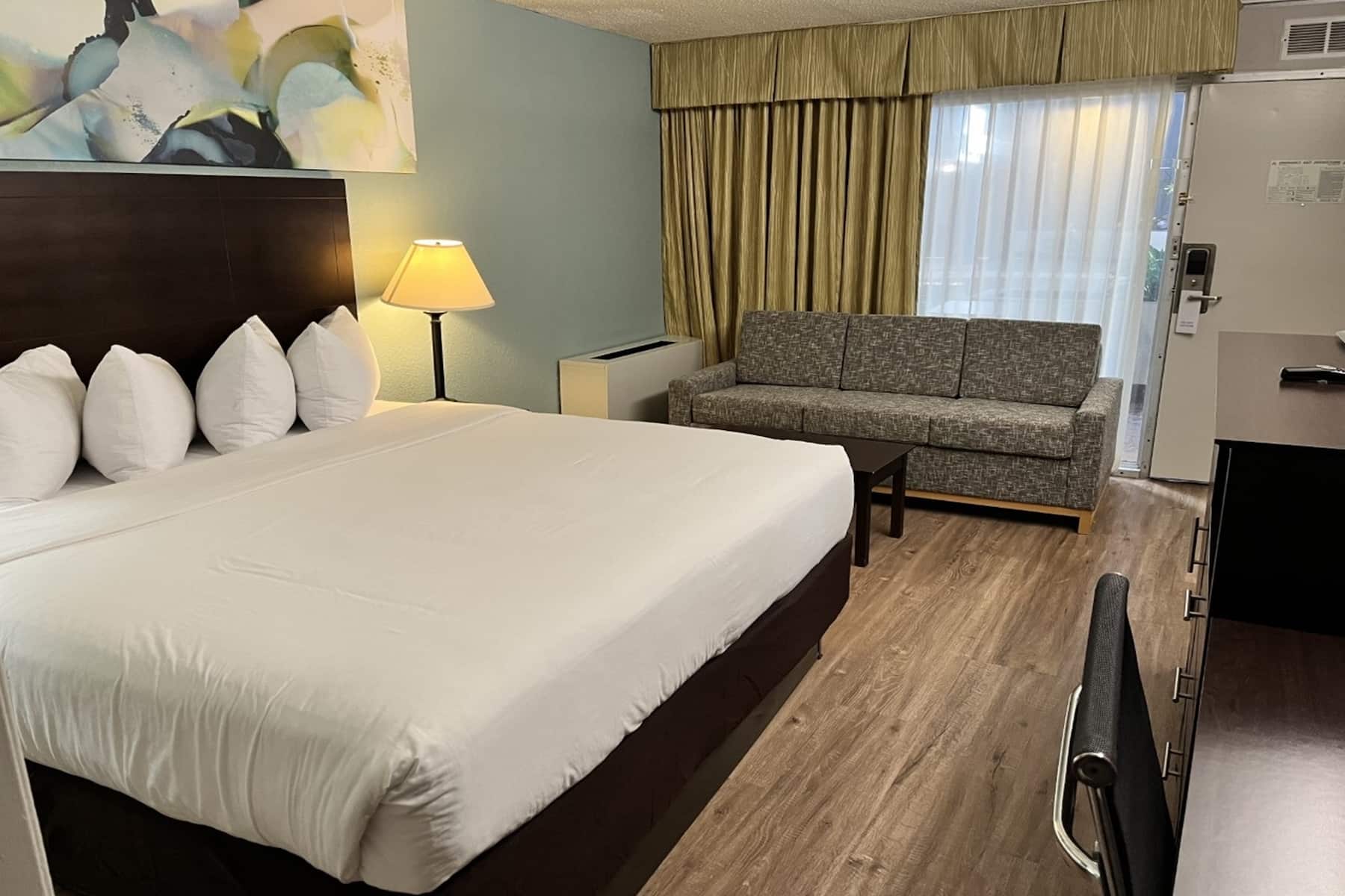 Guest room at the Wyndham Garden Ann Arbor in Ann Arbor, Michigan