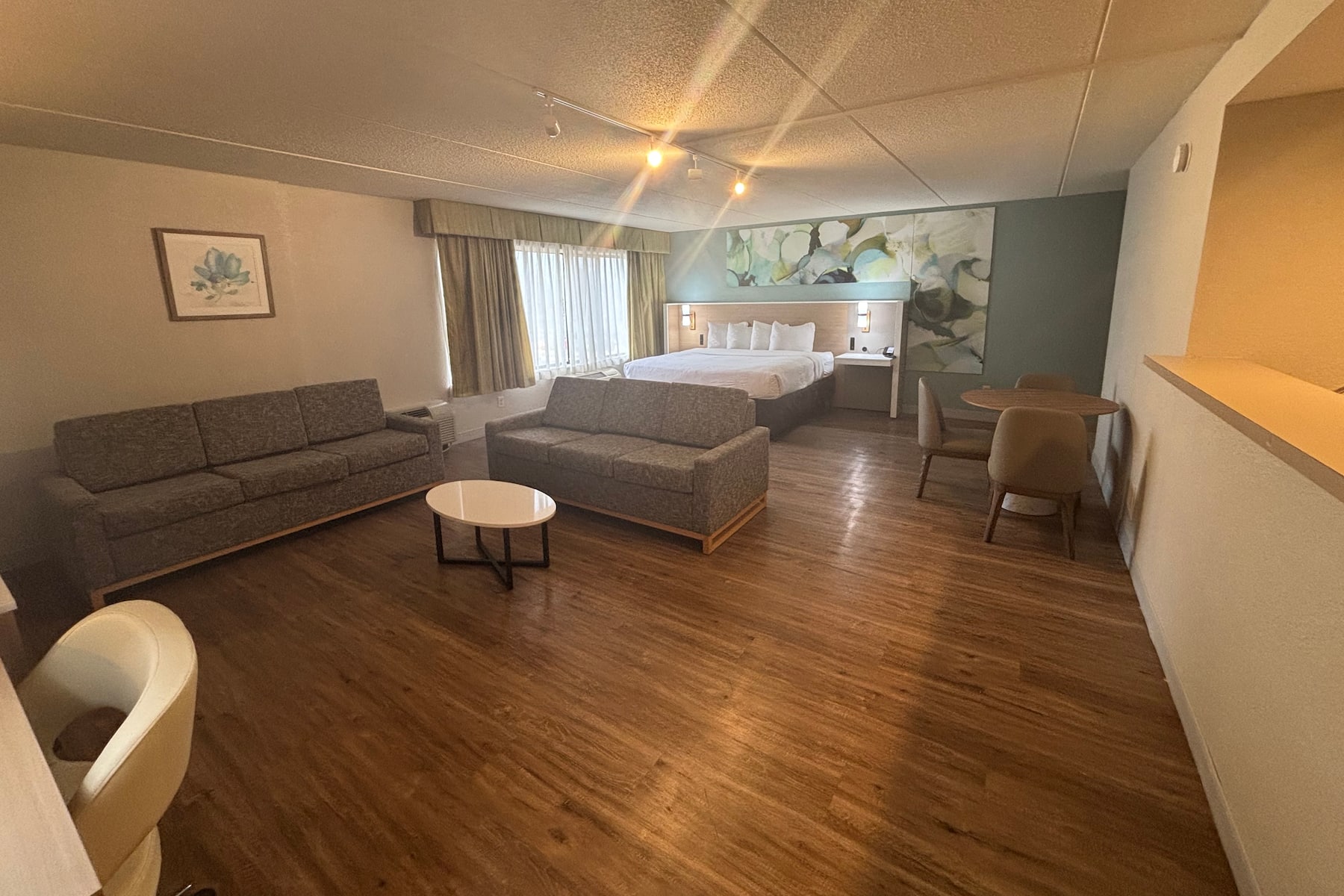 Guest room at the Wyndham Garden Ann Arbor in Ann Arbor, Michigan