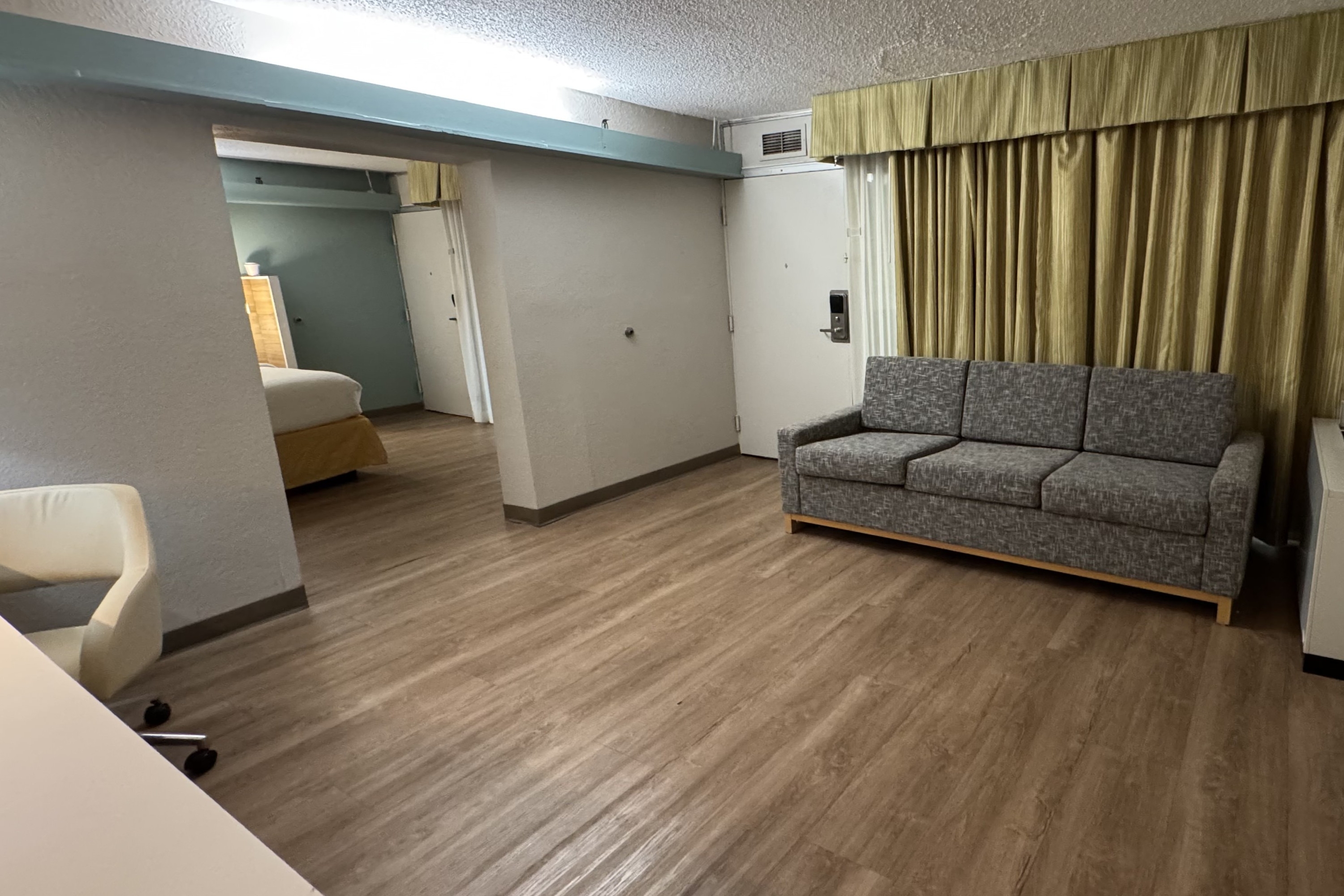 Guest room at the Wyndham Garden Ann Arbor in Ann Arbor, Michigan