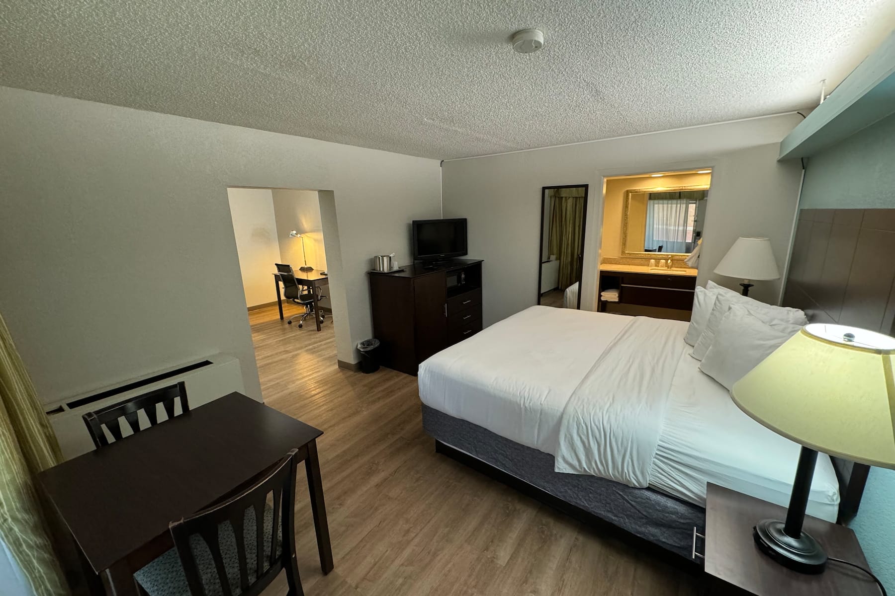 Guest room at the Wyndham Garden Ann Arbor in Ann Arbor, Michigan