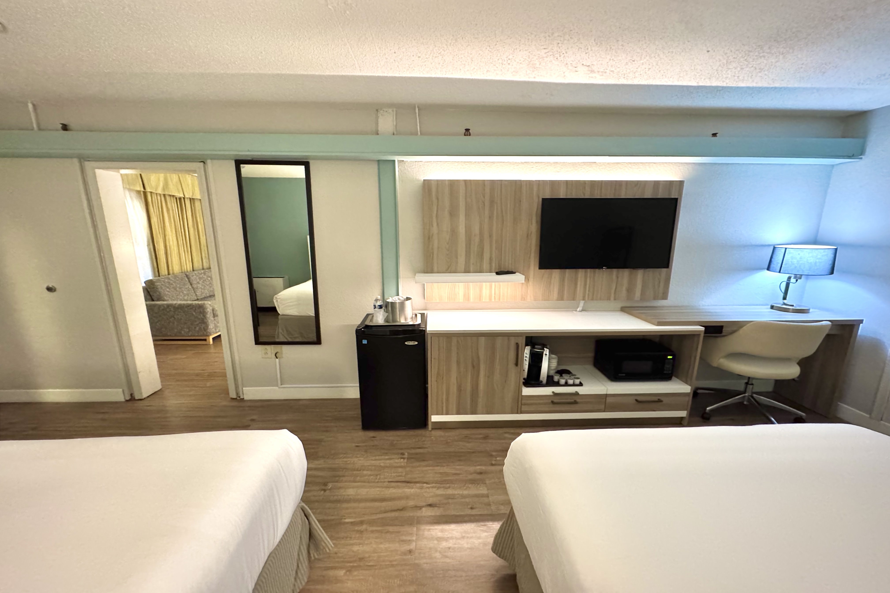 Guest room at the Wyndham Garden Ann Arbor in Ann Arbor, Michigan