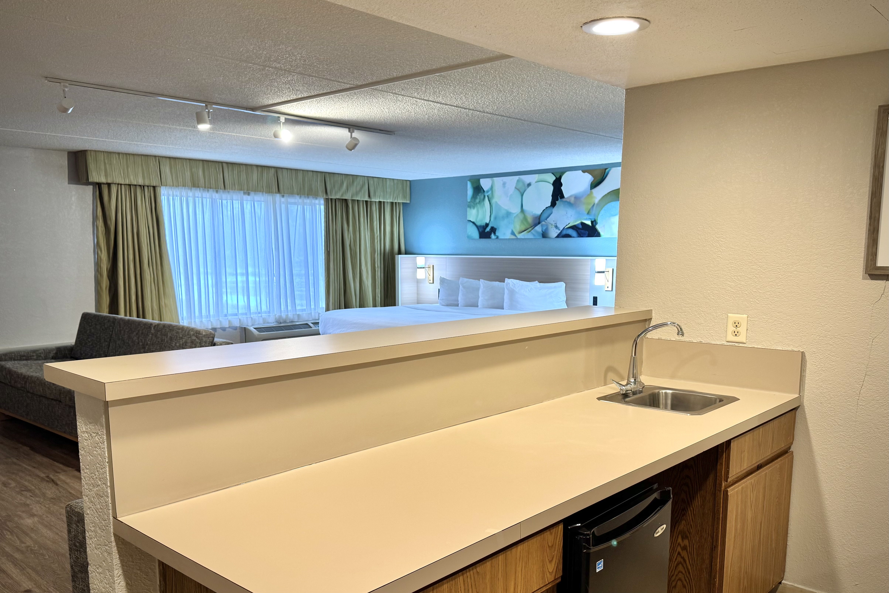 Guest room at the Wyndham Garden Ann Arbor in Ann Arbor, Michigan