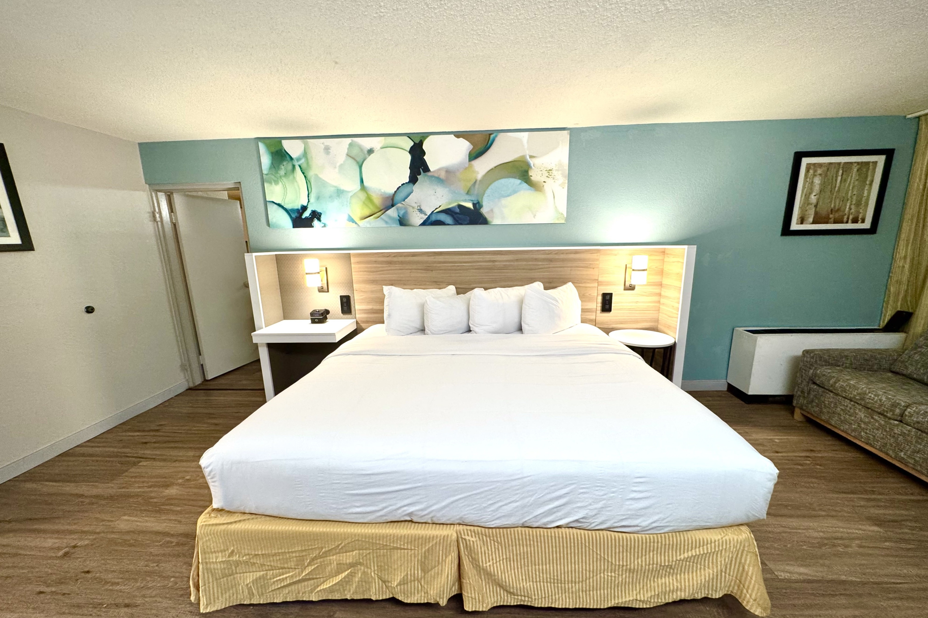 Guest room at the Wyndham Garden Ann Arbor in Ann Arbor, Michigan