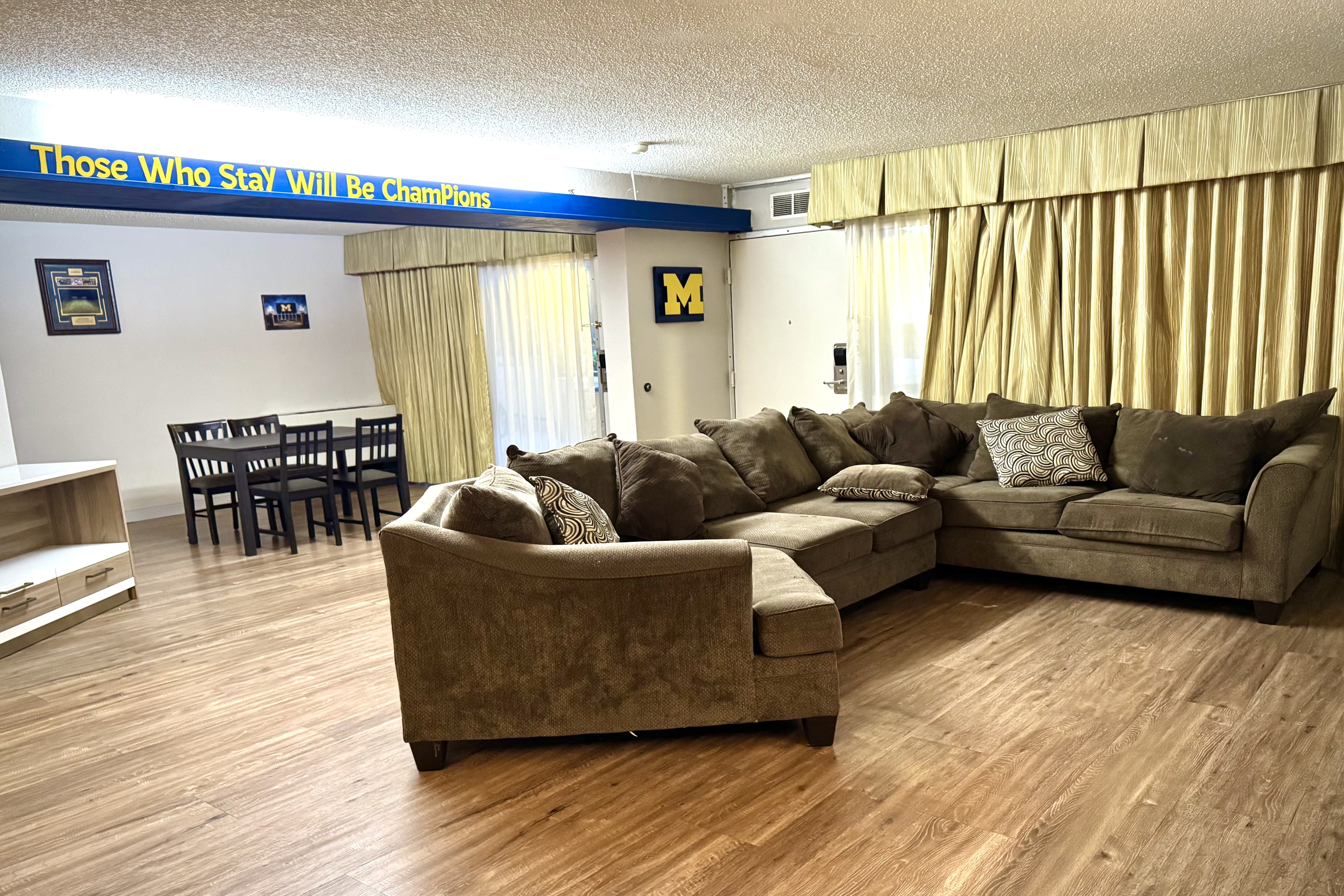 Guest room at the Wyndham Garden Ann Arbor in Ann Arbor, Michigan