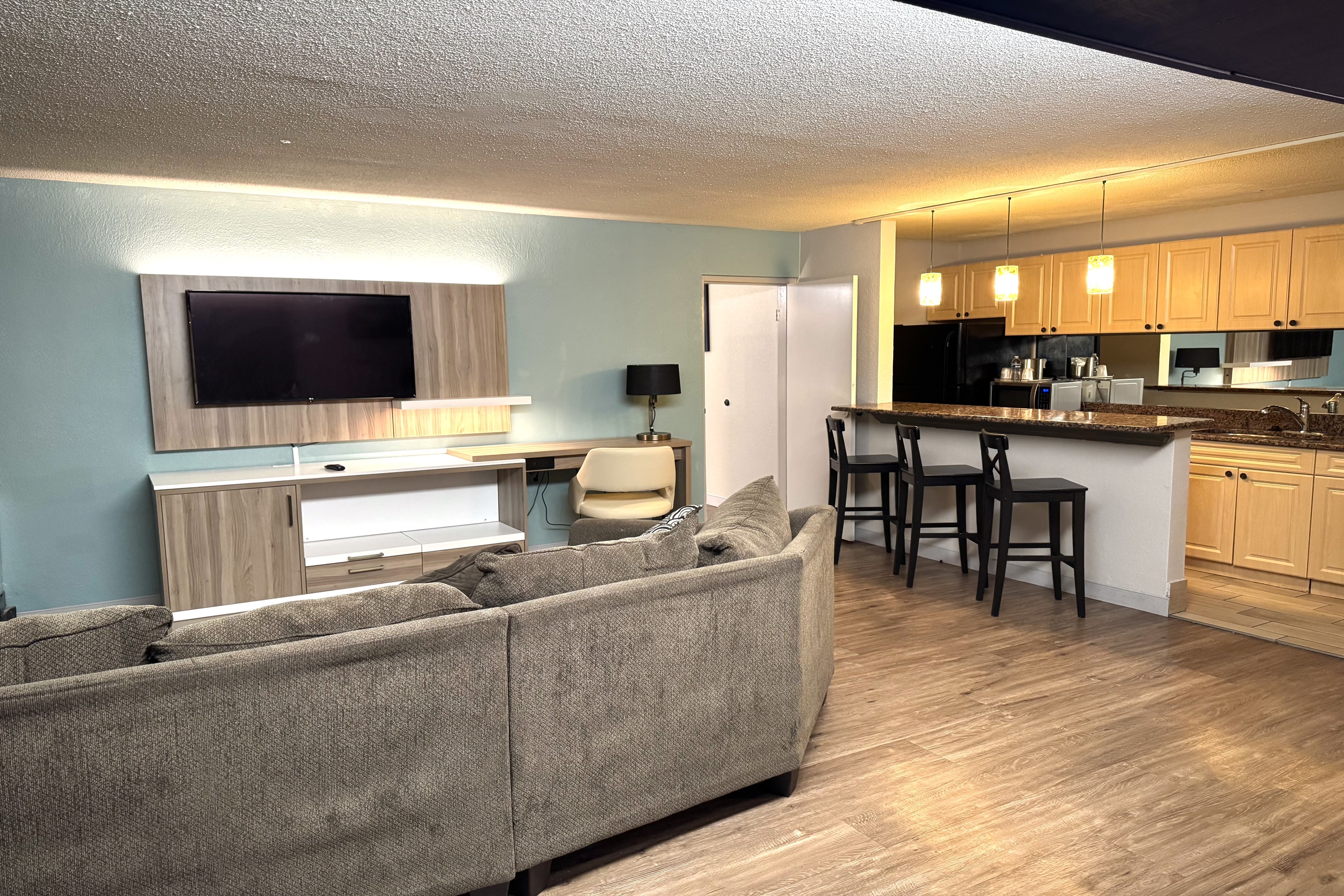 Guest room at the Wyndham Garden Ann Arbor in Ann Arbor, Michigan