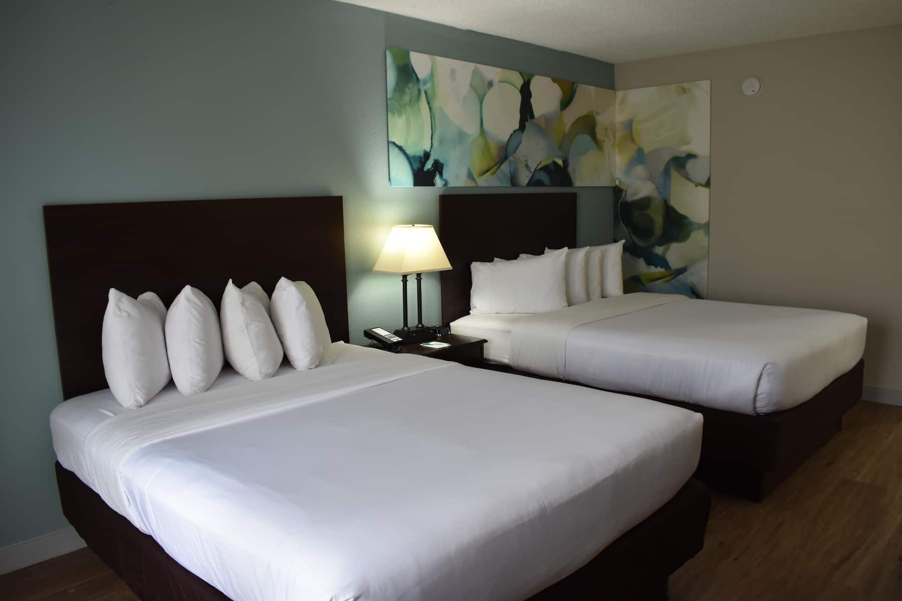 Guest room at the Wyndham Garden Ann Arbor in Ann Arbor, Michigan