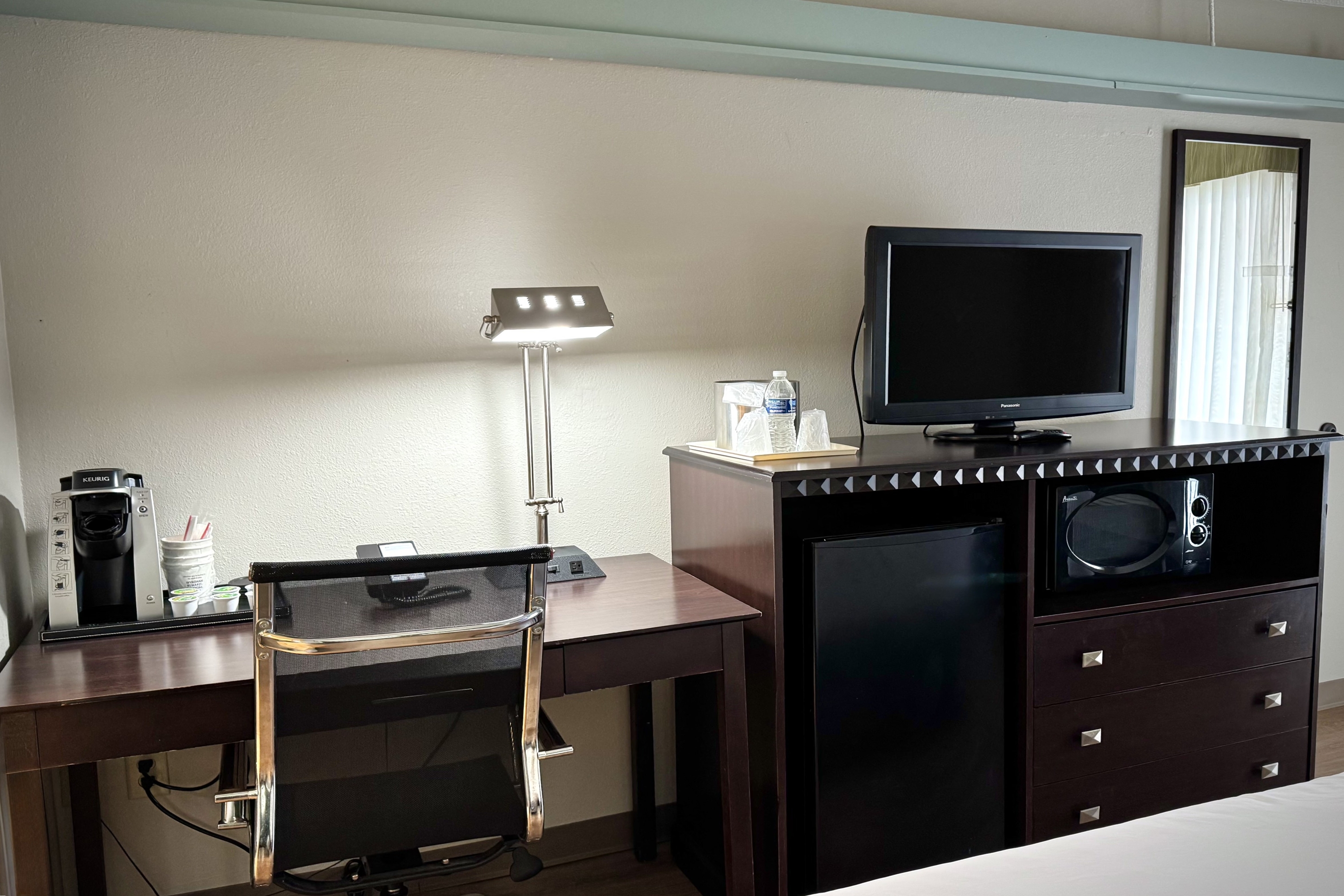 Guest room feature at the Wyndham Garden Ann Arbor in Ann Arbor, Michigan