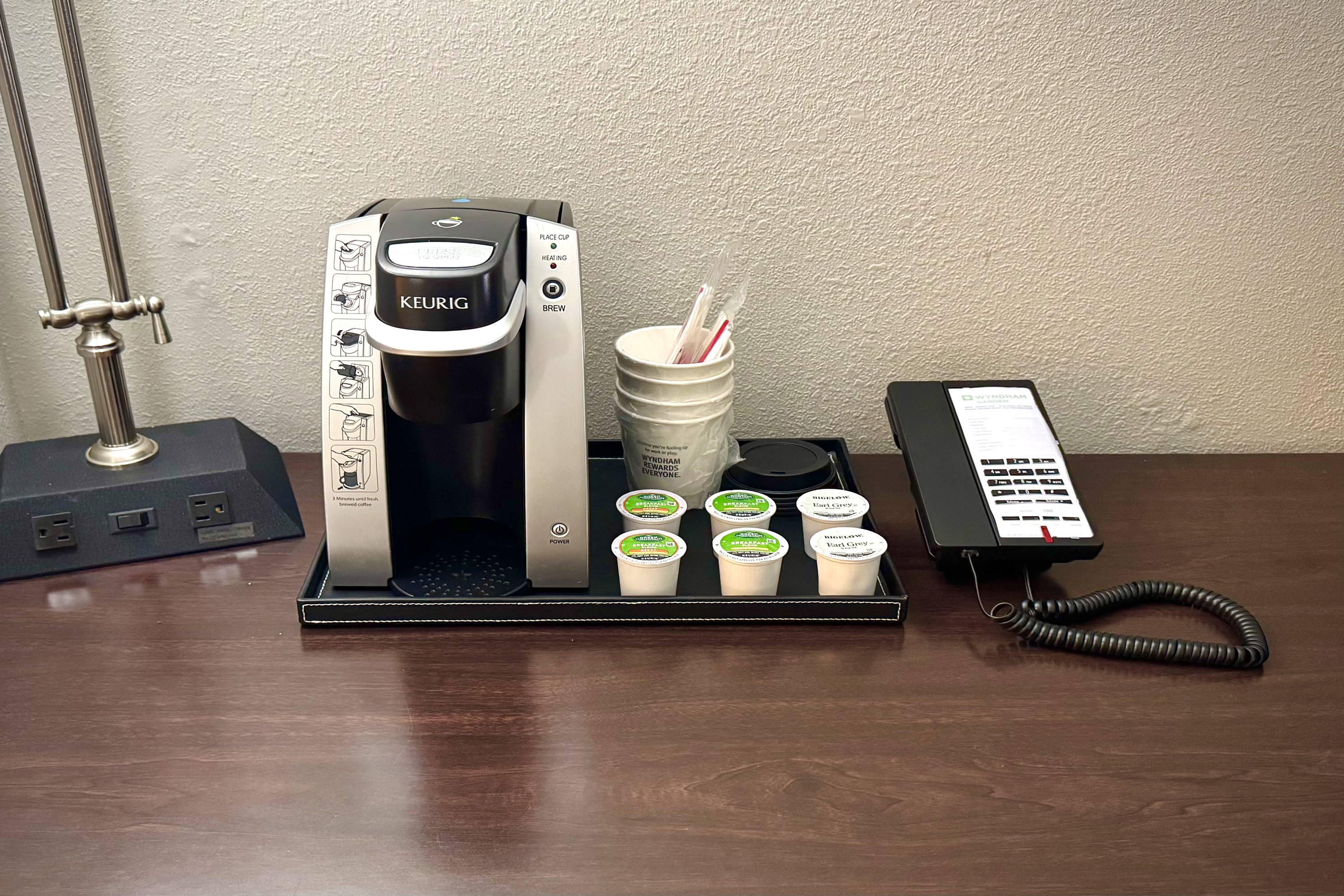 Guest room feature at the Wyndham Garden Ann Arbor in Ann Arbor, Michigan