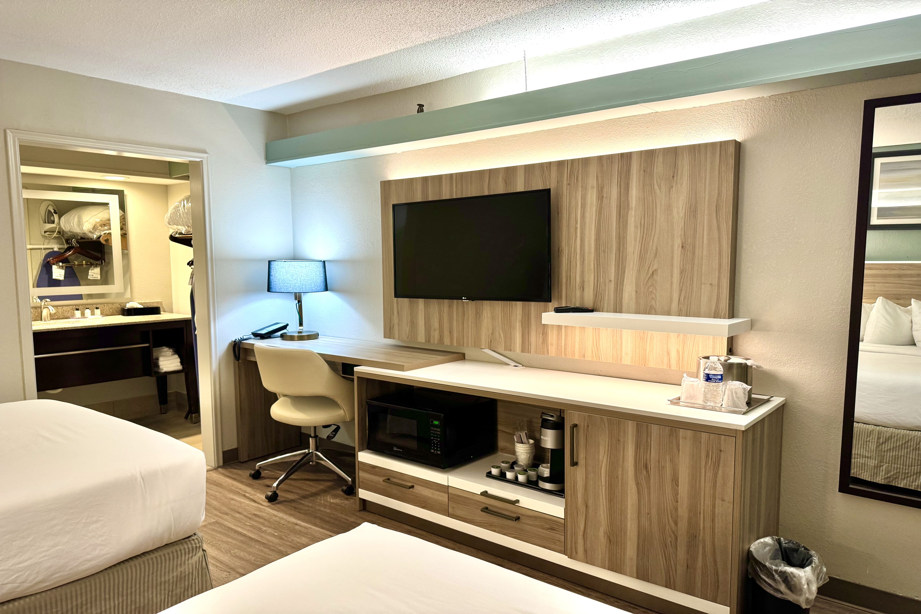 Guest room feature at the Wyndham Garden Ann Arbor in Ann Arbor, Michigan