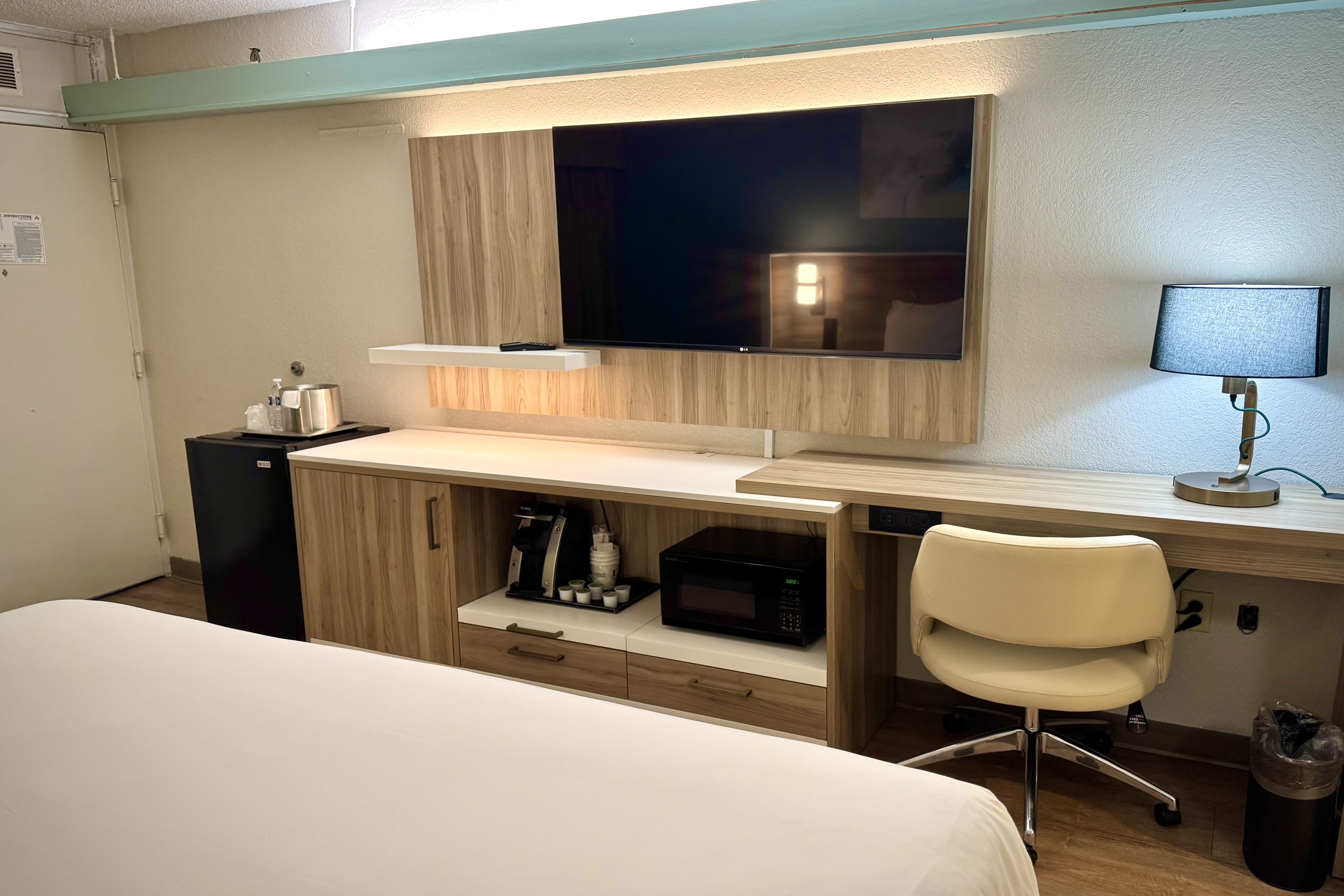 Guest room feature at the Wyndham Garden Ann Arbor in Ann Arbor, Michigan