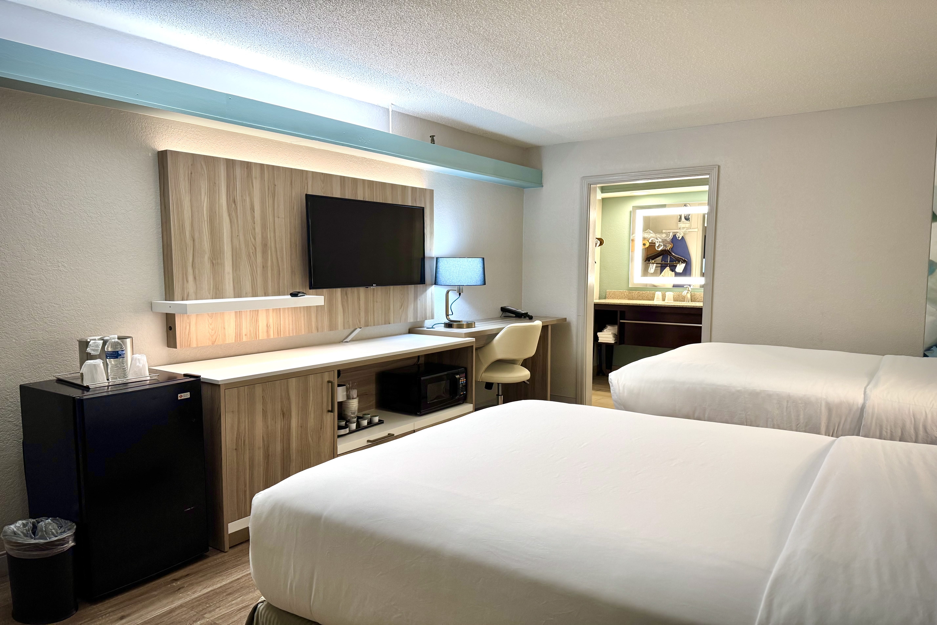 Guest room at the Wyndham Garden Ann Arbor in Ann Arbor, Michigan