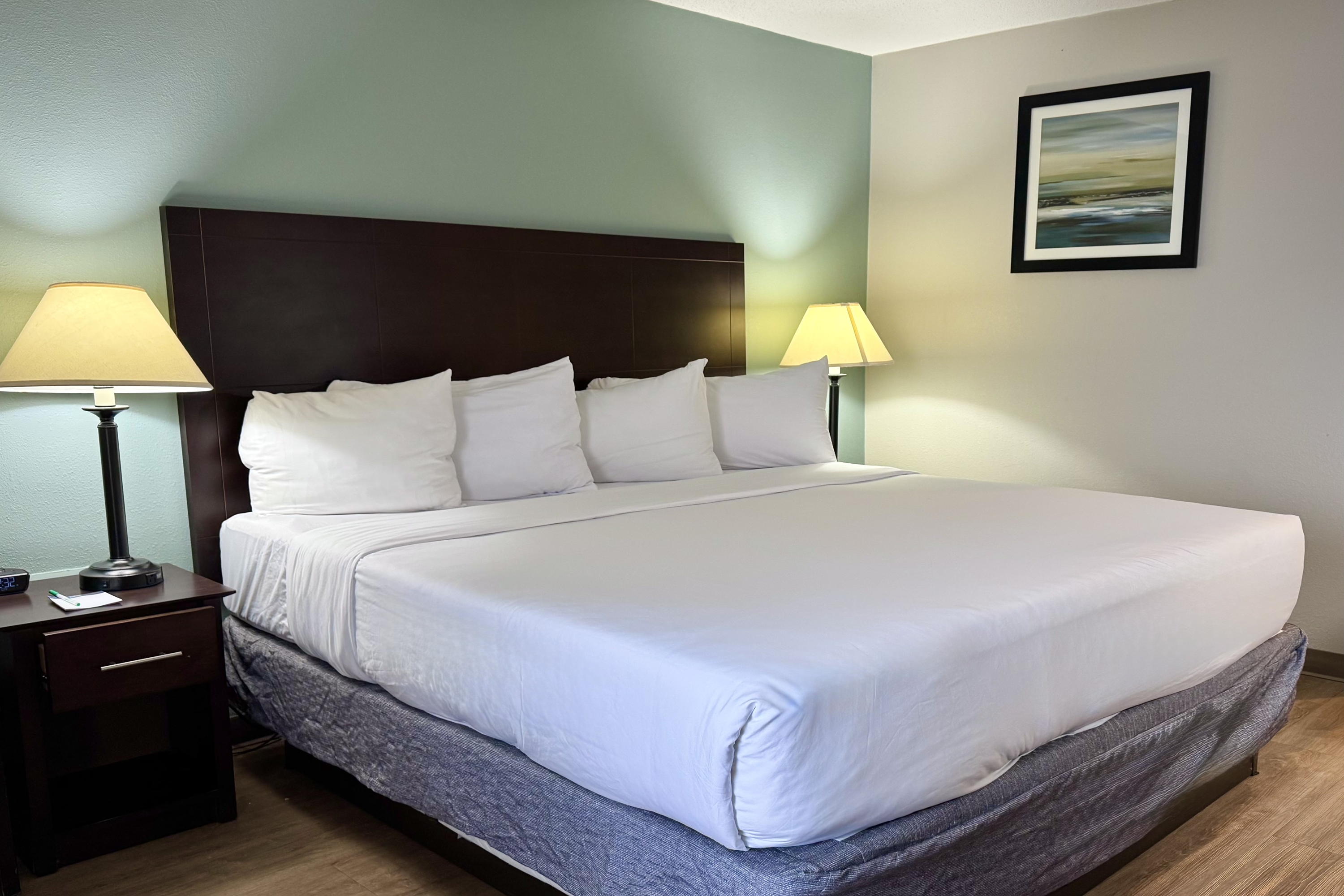 Guest room at the Wyndham Garden Ann Arbor in Ann Arbor, Michigan