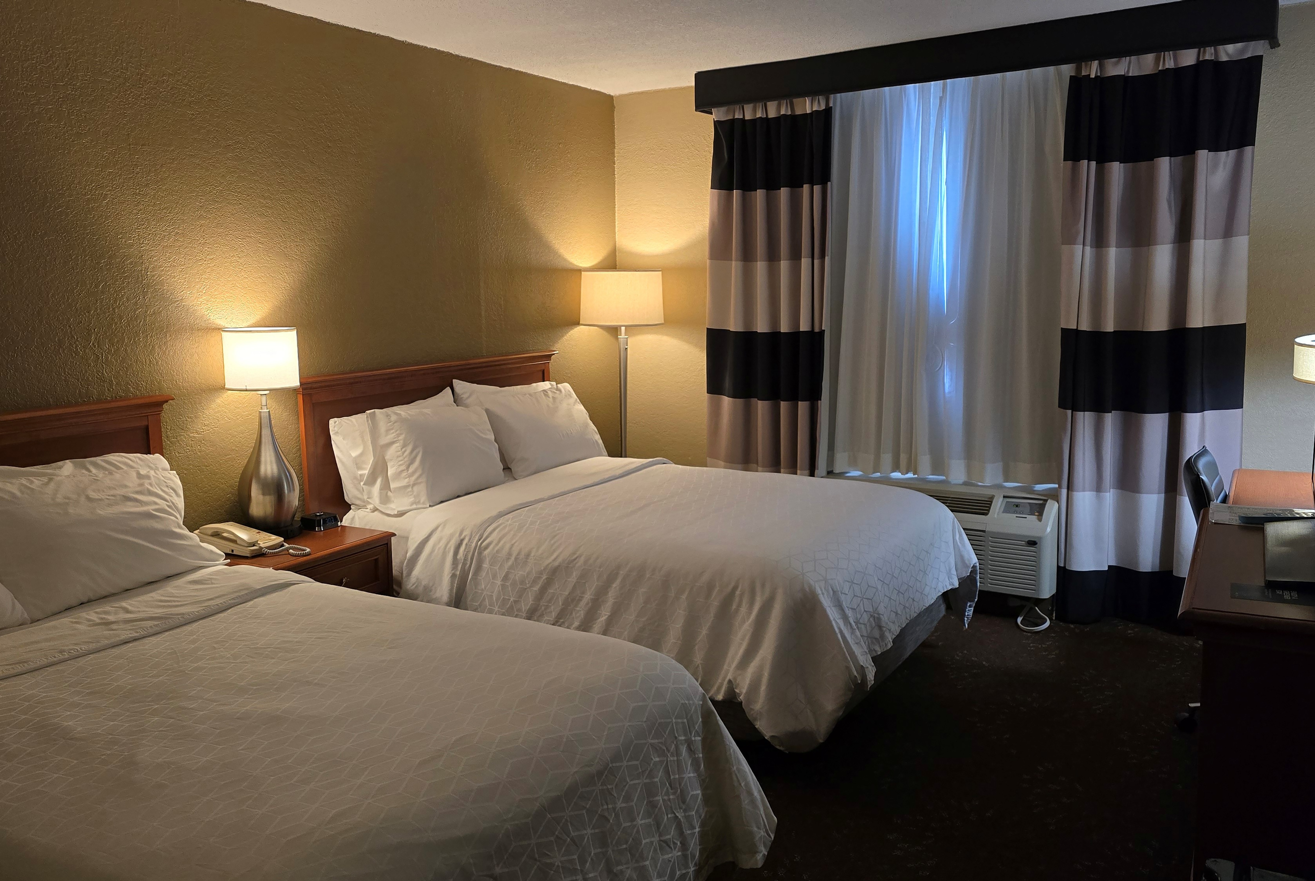 Guest room at the Alexandria Hotel & Conference Center in Alexandria, Minnesota