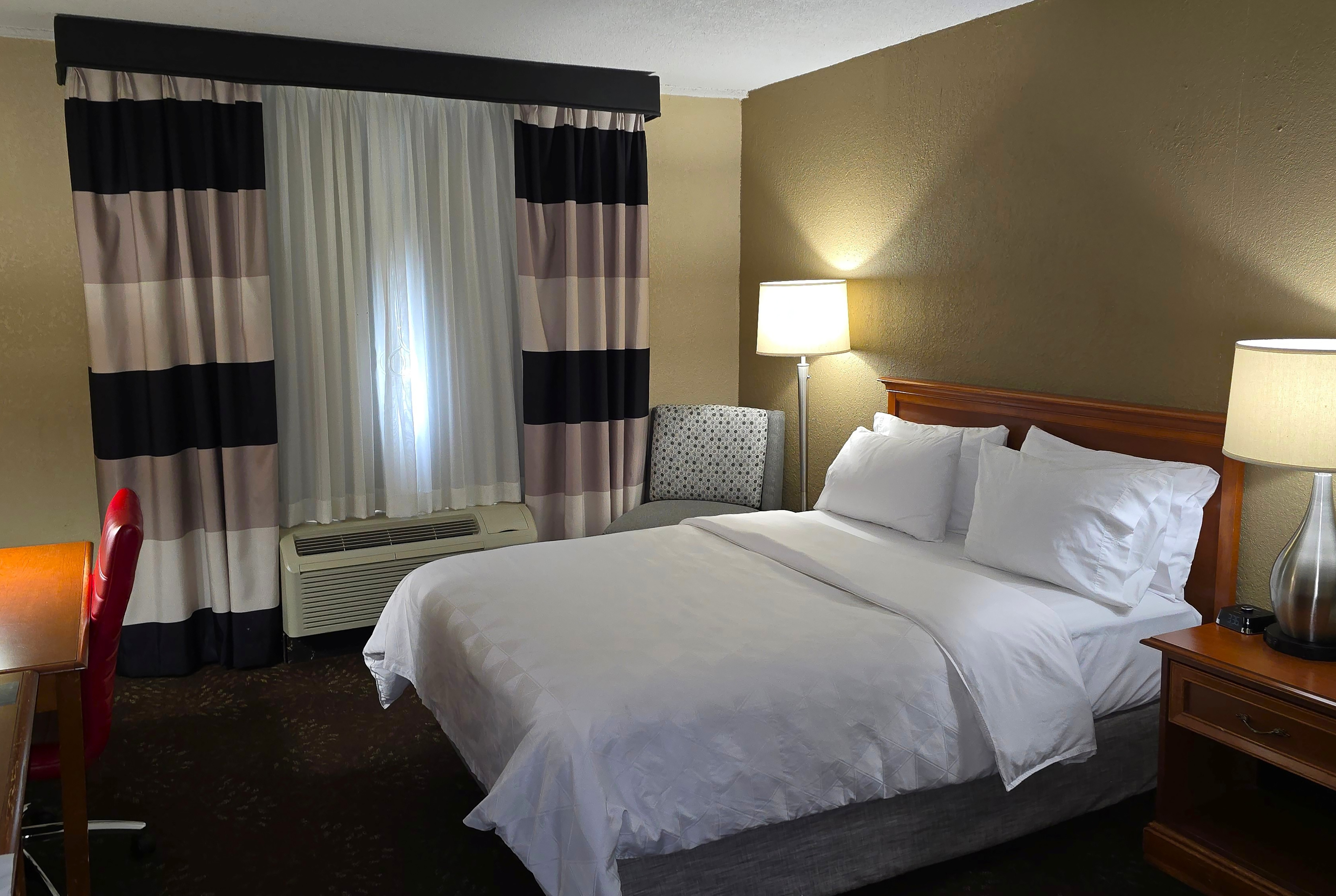 Guest room at the Alexandria Hotel & Conference Center in Alexandria, Minnesota