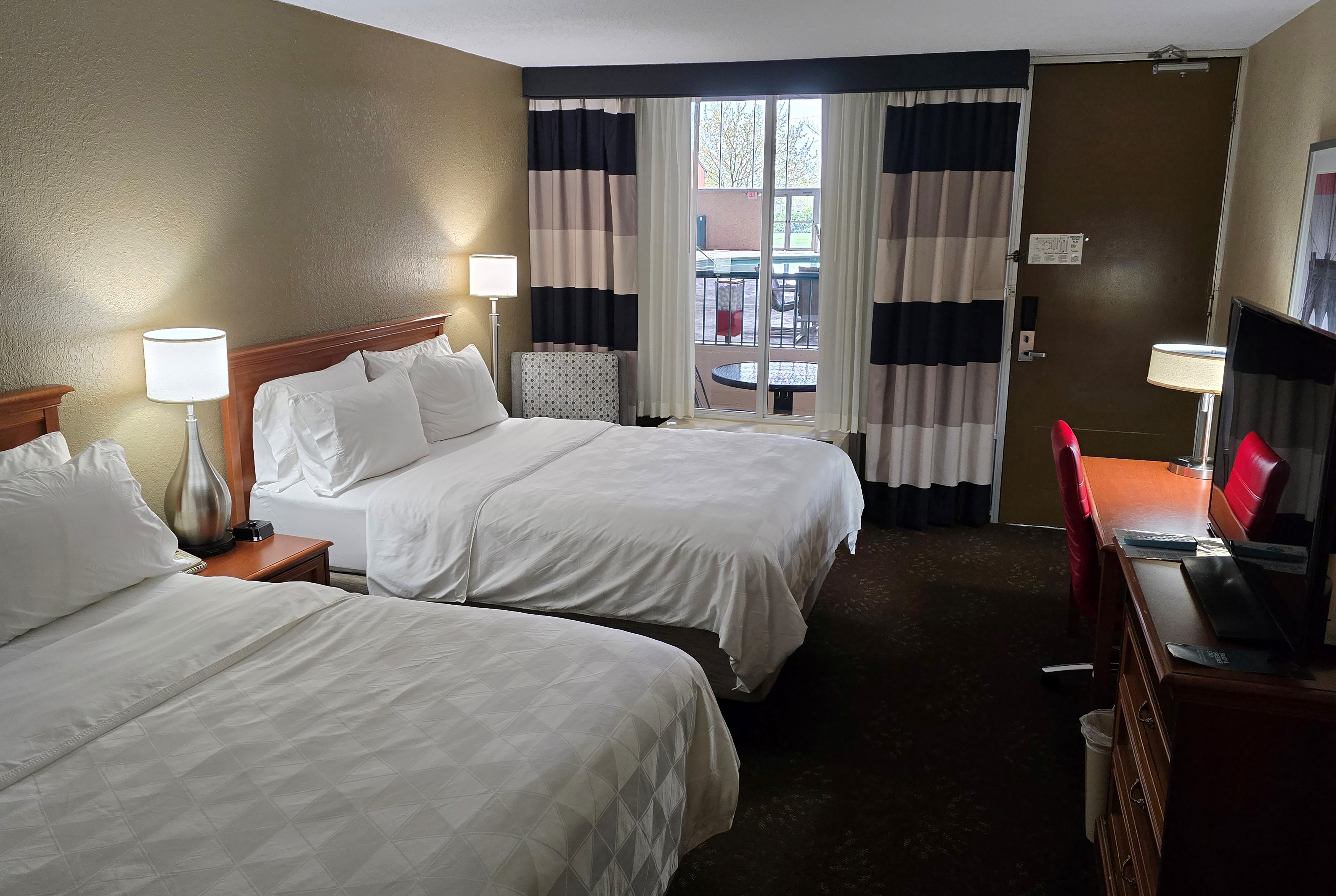 Guest room at the Alexandria Hotel & Conference Center in Alexandria, Minnesota