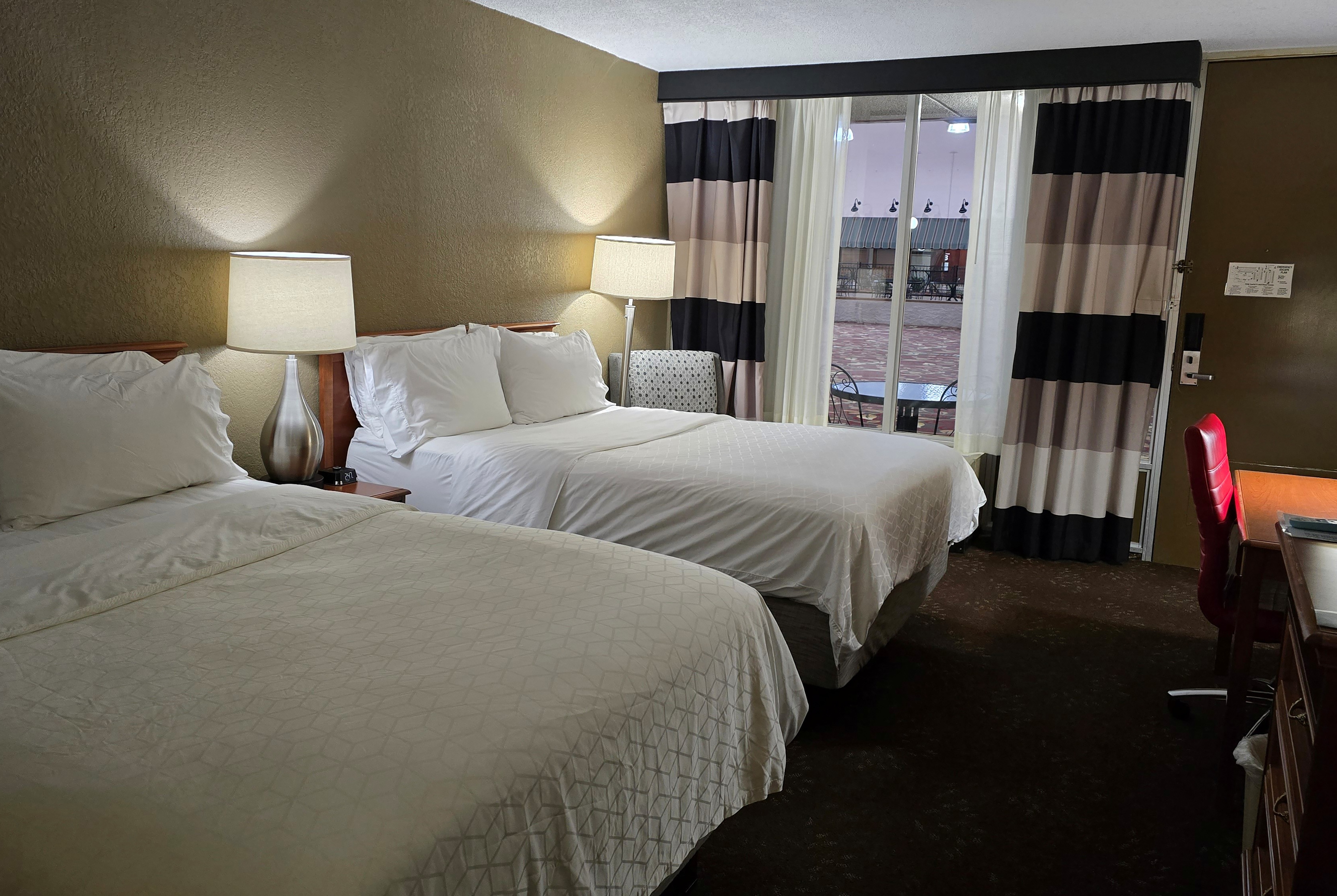 Guest room at the Alexandria Hotel & Conference Center in Alexandria, Minnesota