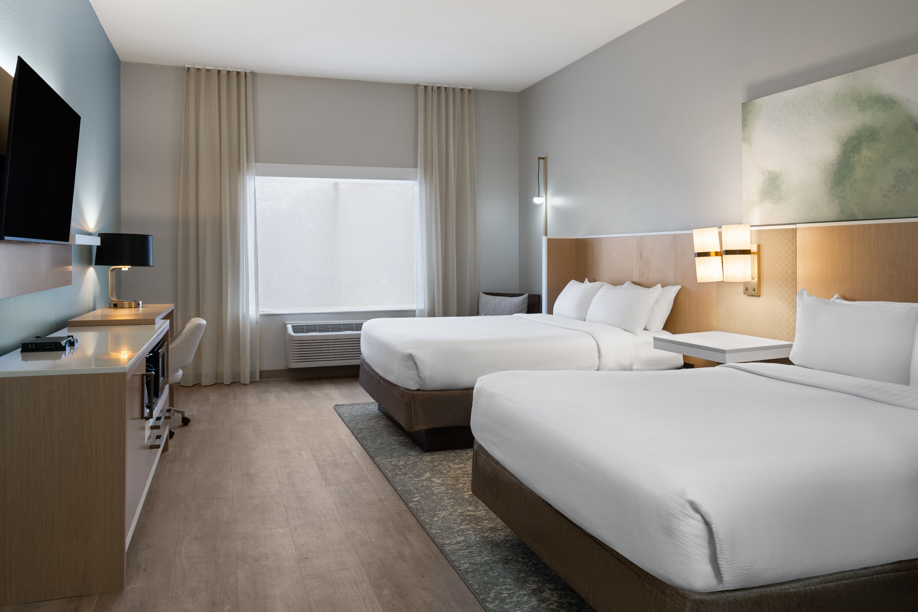 Guest room at the Wyndham Garden Otsego-Minneapolis in Otsego, Minnesota