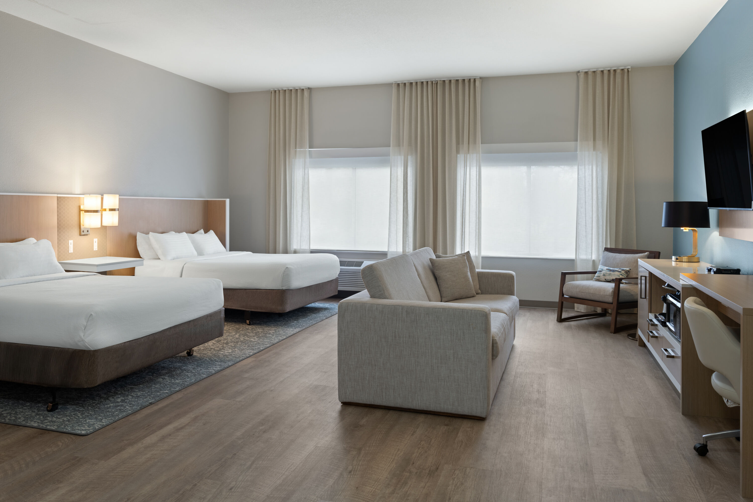 Guest room at the Wyndham Garden Otsego-Minneapolis in Otsego, Minnesota