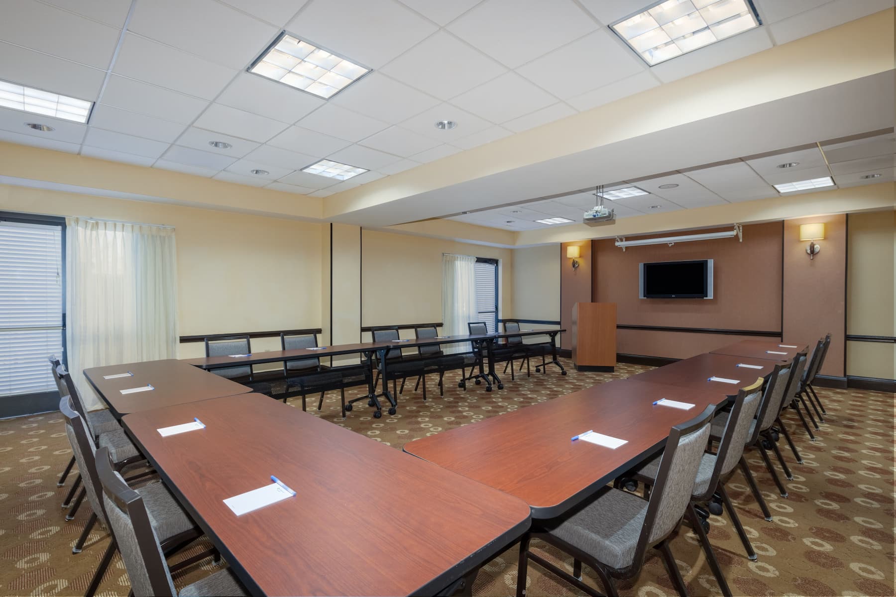 Meeting room at Wyndham Garden Kansas City Airport in Kansas City, Missouri