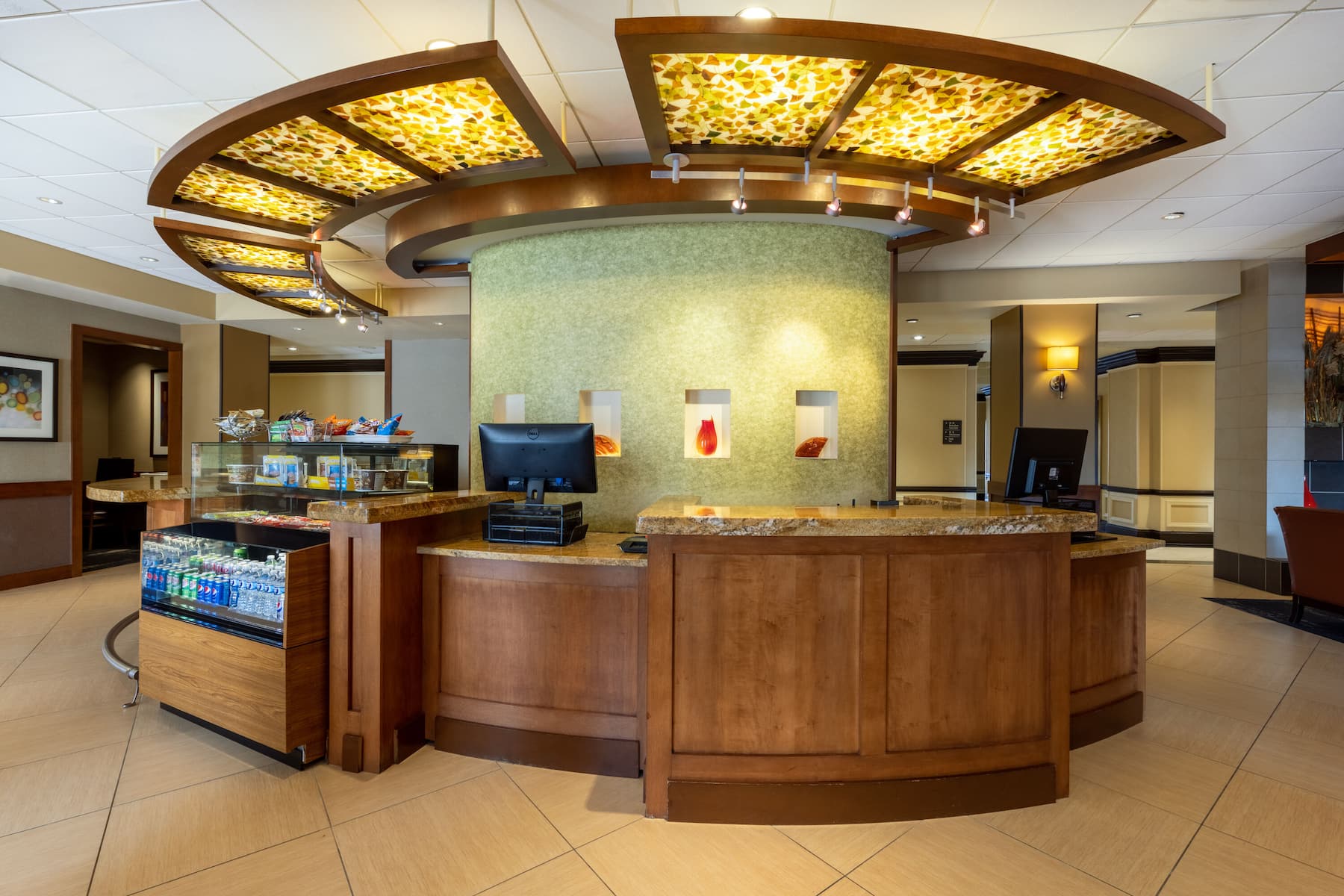 Wyndham Garden Kansas City Airport reception in Kansas City, Missouri