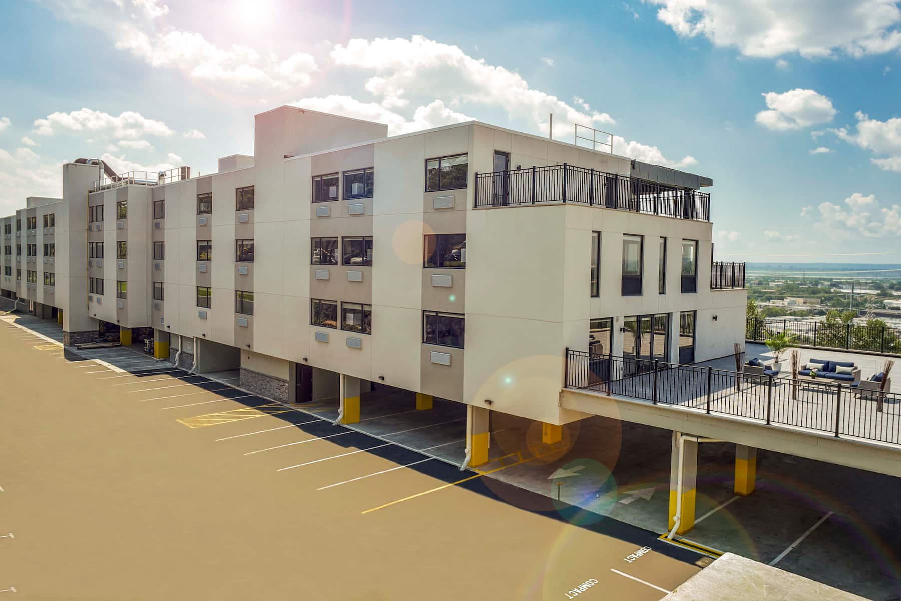 Exterior of Wyndham Garden North Bergen Near Secaucus hotel in North Bergen, New Jersey