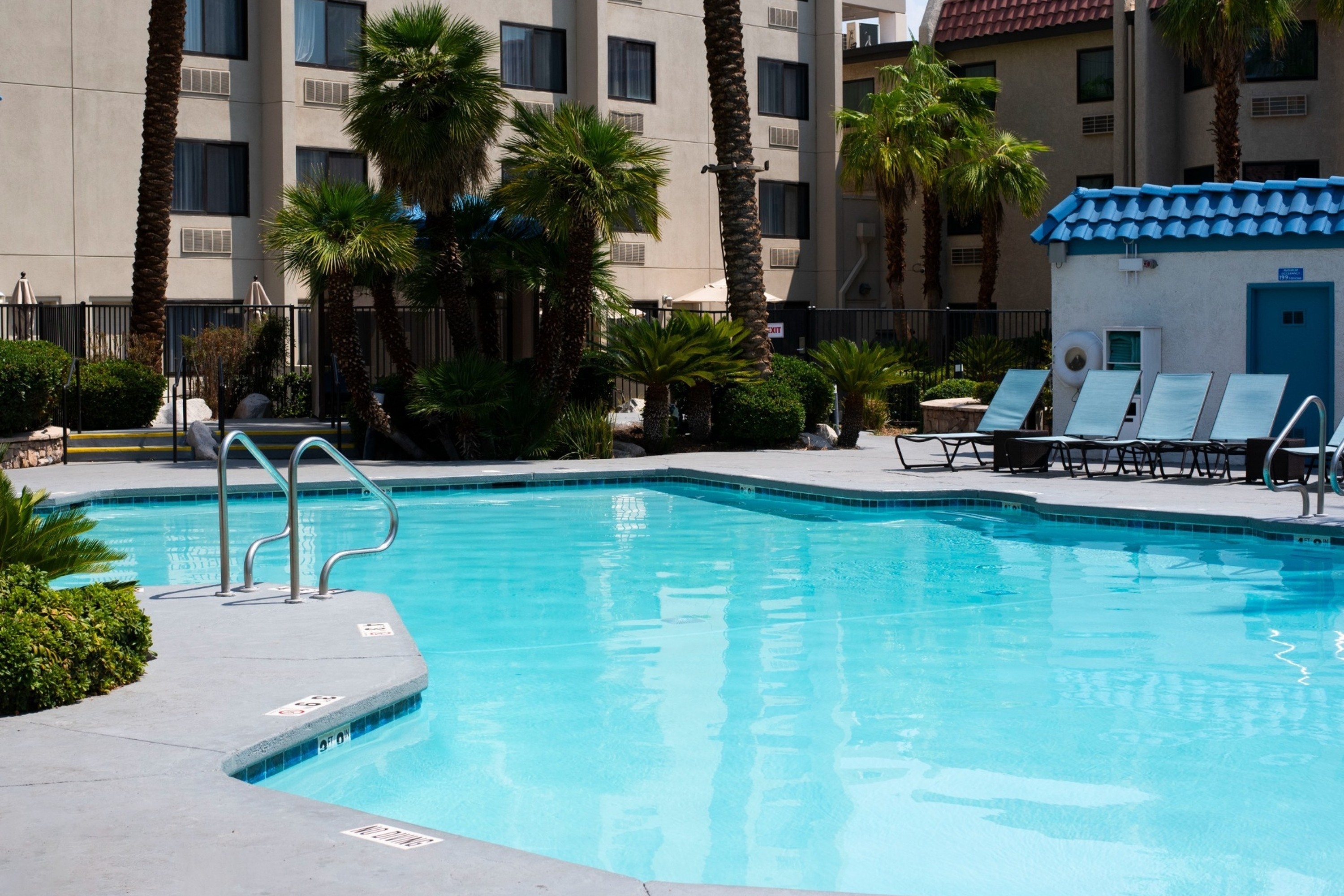 Pool at the Silver Sevens Hotel and Casino, a Wyndham Garden in Las Vegas, Nevada