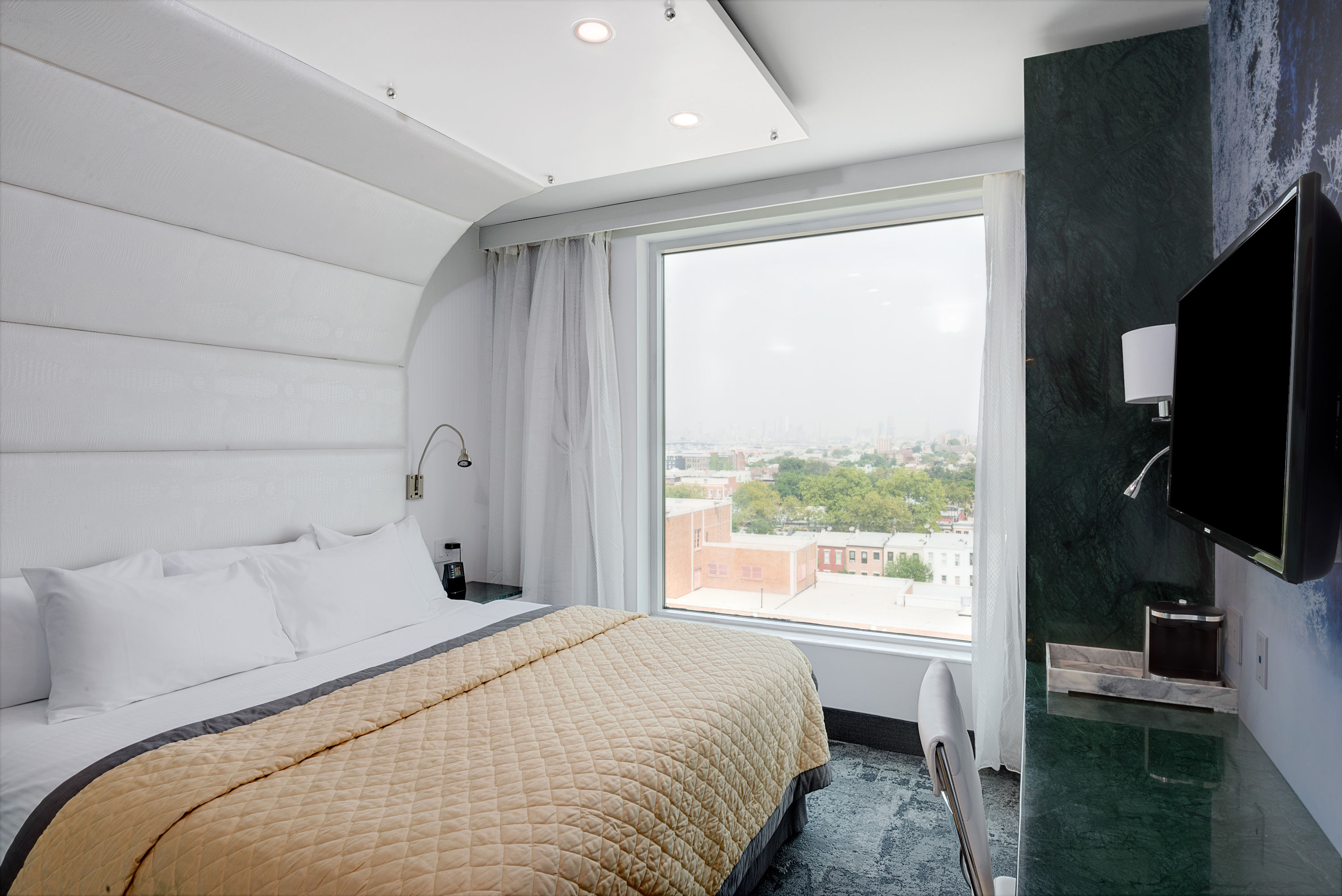 Guest room at the Wyndham Garden Brooklyn Sunset Park in Brooklyn, New York