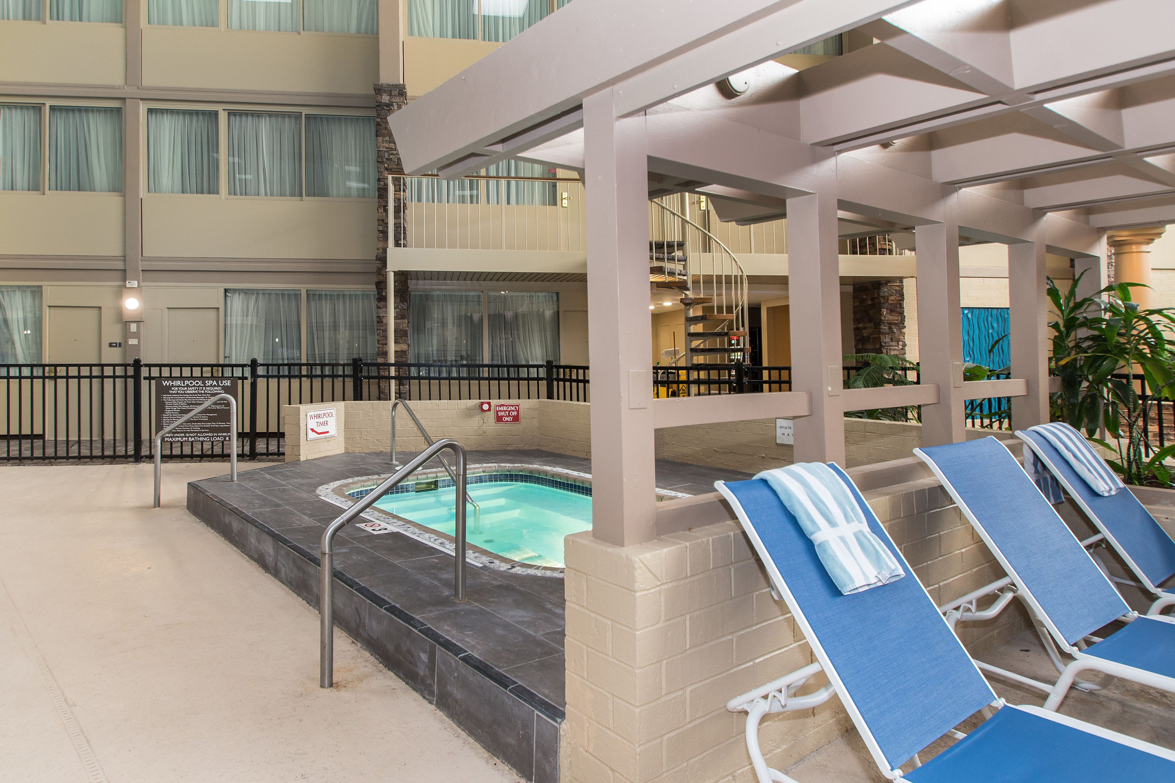Indoor pool at the Wyndham Garden Westlake in Westlake, Ohio