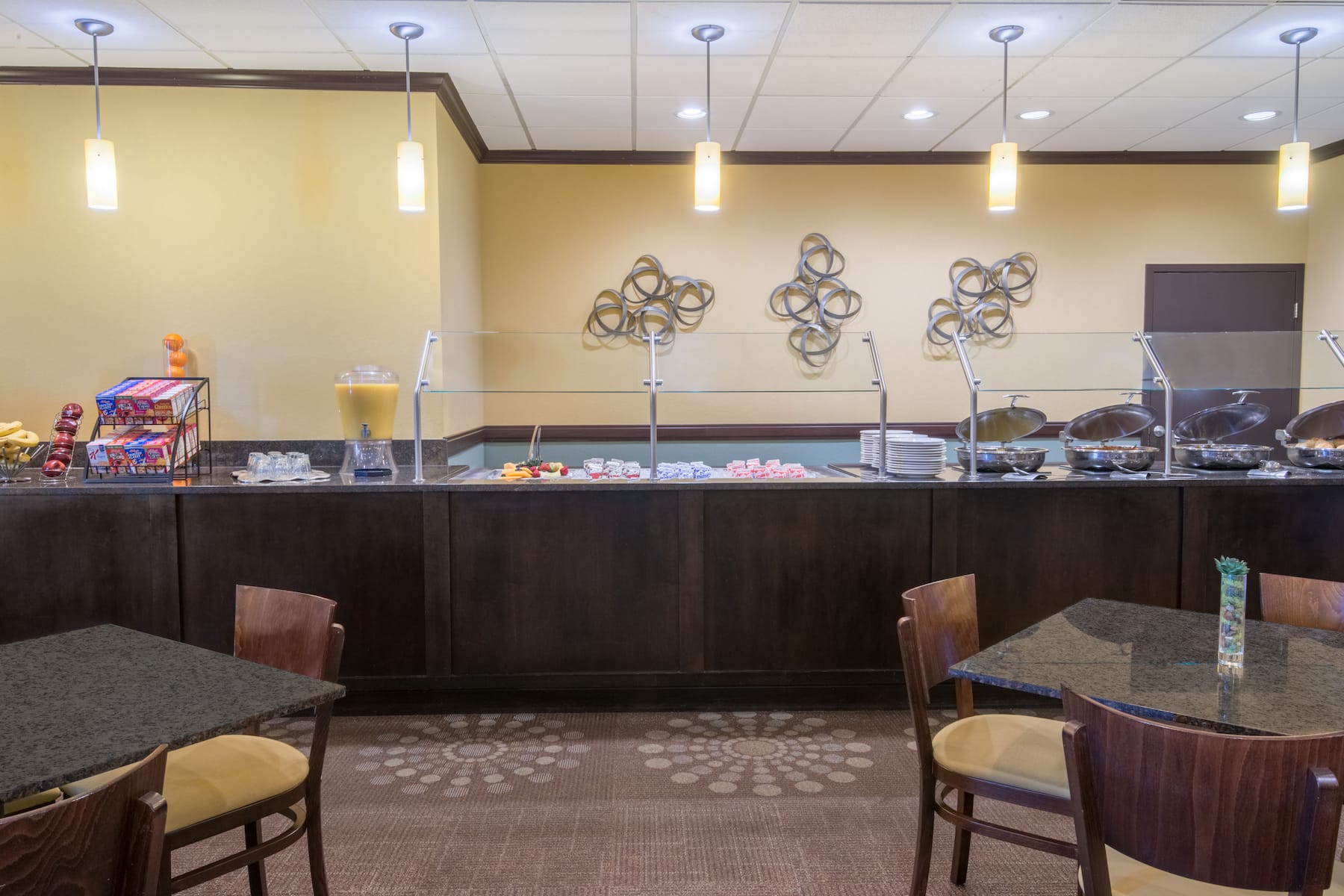 Free breakfast at Wyndham Garden Oklahoma City Conference Ctr/Airpt/Bricktown in Oklahoma City, Oklahoma