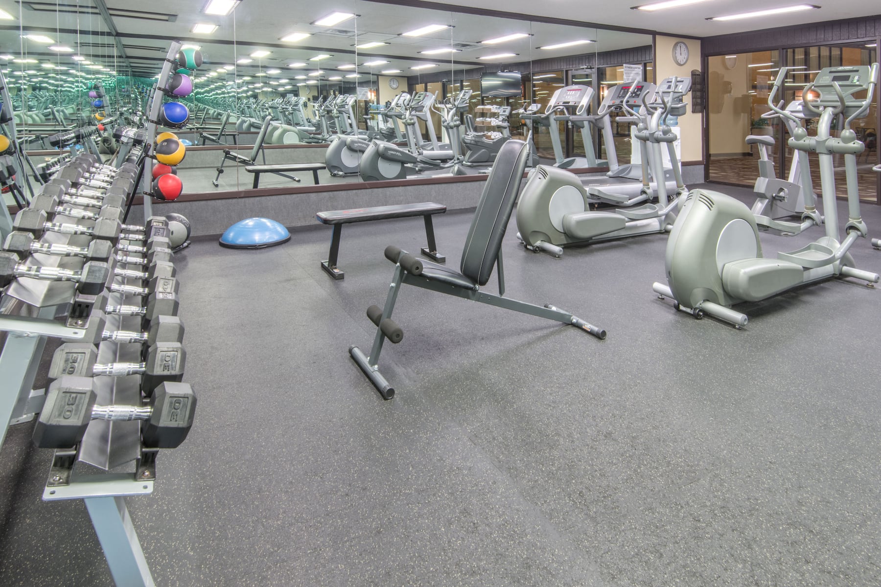 Fitness room at Wyndham Garden Oklahoma City Conference Ctr/Airpt/Bricktown in Oklahoma City, Oklahoma