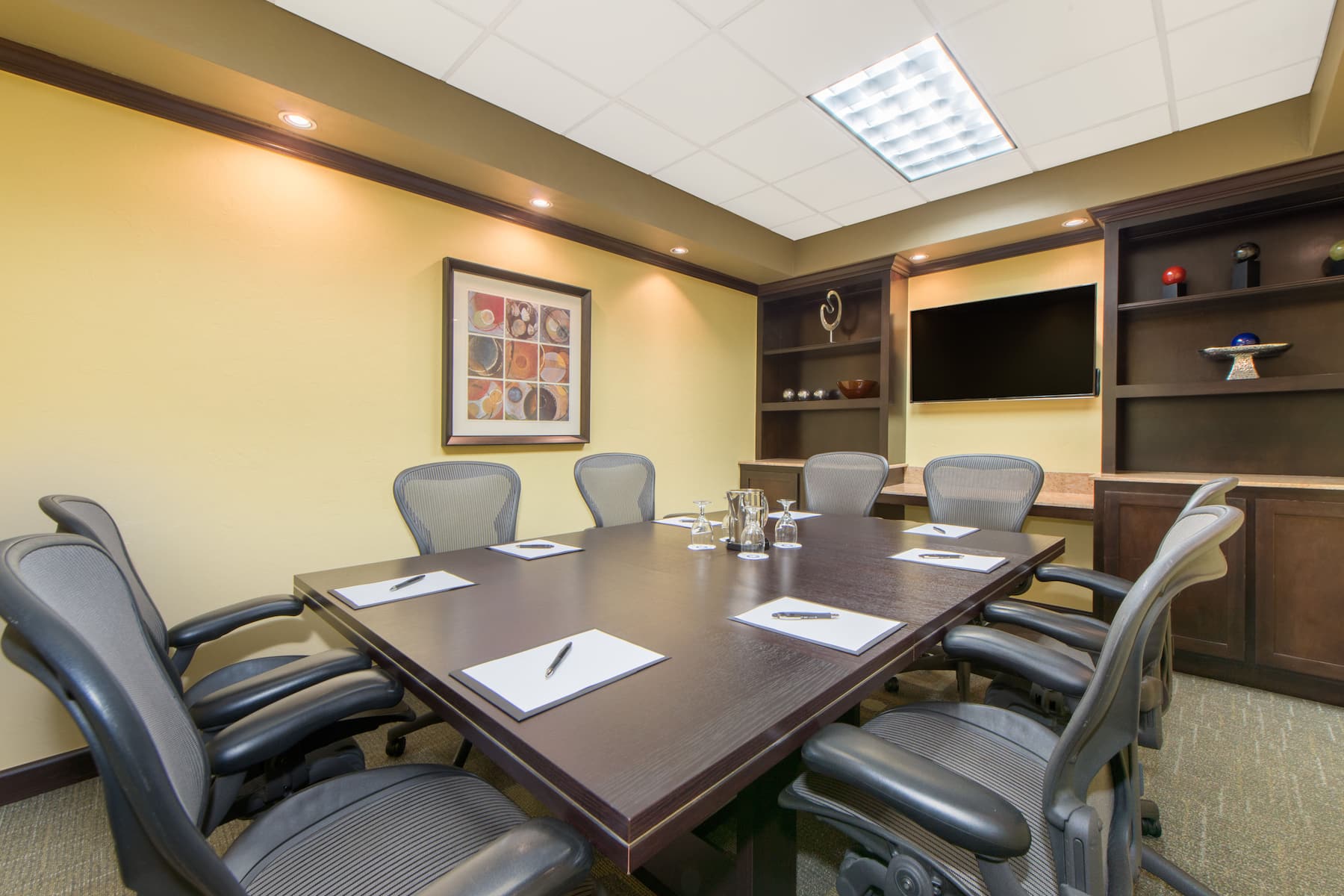 Meeting room at Wyndham Garden Oklahoma City Conference Ctr/Airpt/Bricktown in Oklahoma City, Oklahoma