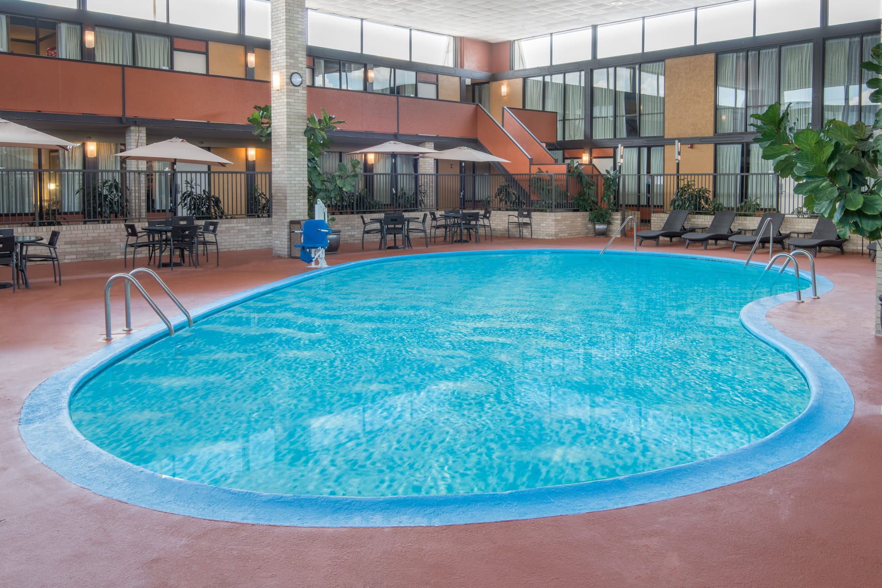 Pool at the Wyndham Garden Oklahoma City Conference Ctr/Airpt/Bricktown in Oklahoma City, Oklahoma