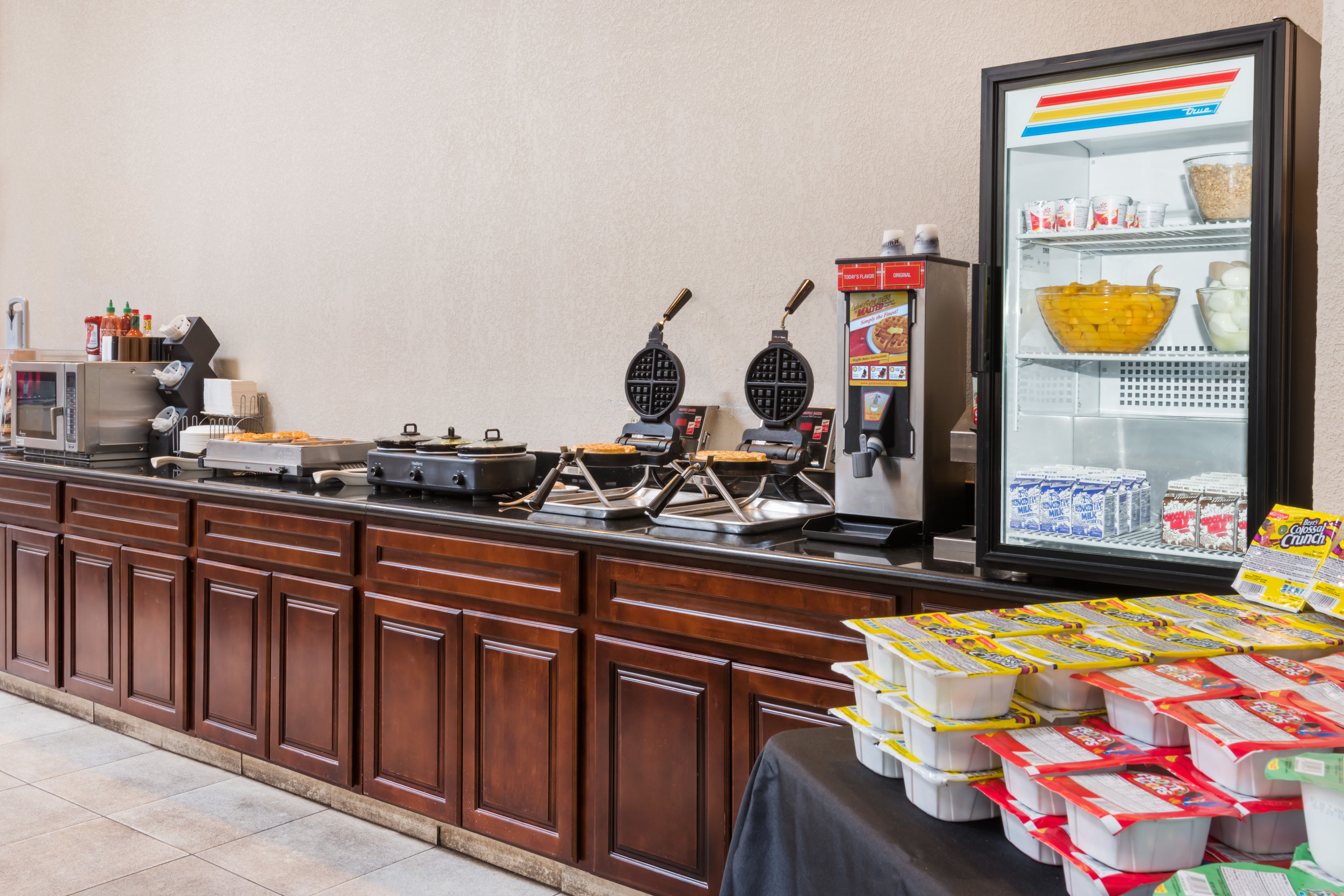Free breakfast at Wyndham Garden Stillwater in Stillwater, Oklahoma