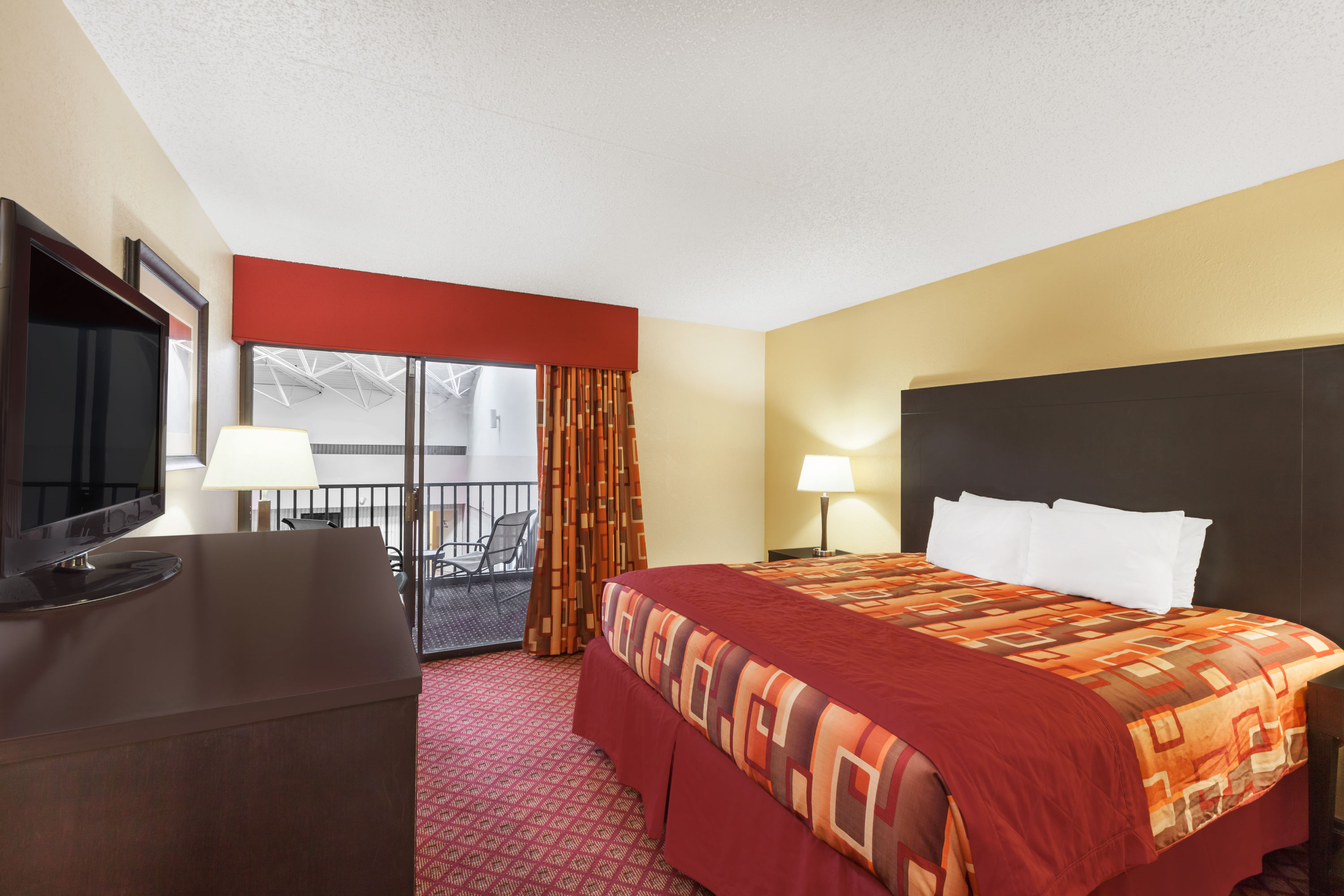 Guest room at the Wyndham Garden Stillwater in Stillwater, Oklahoma