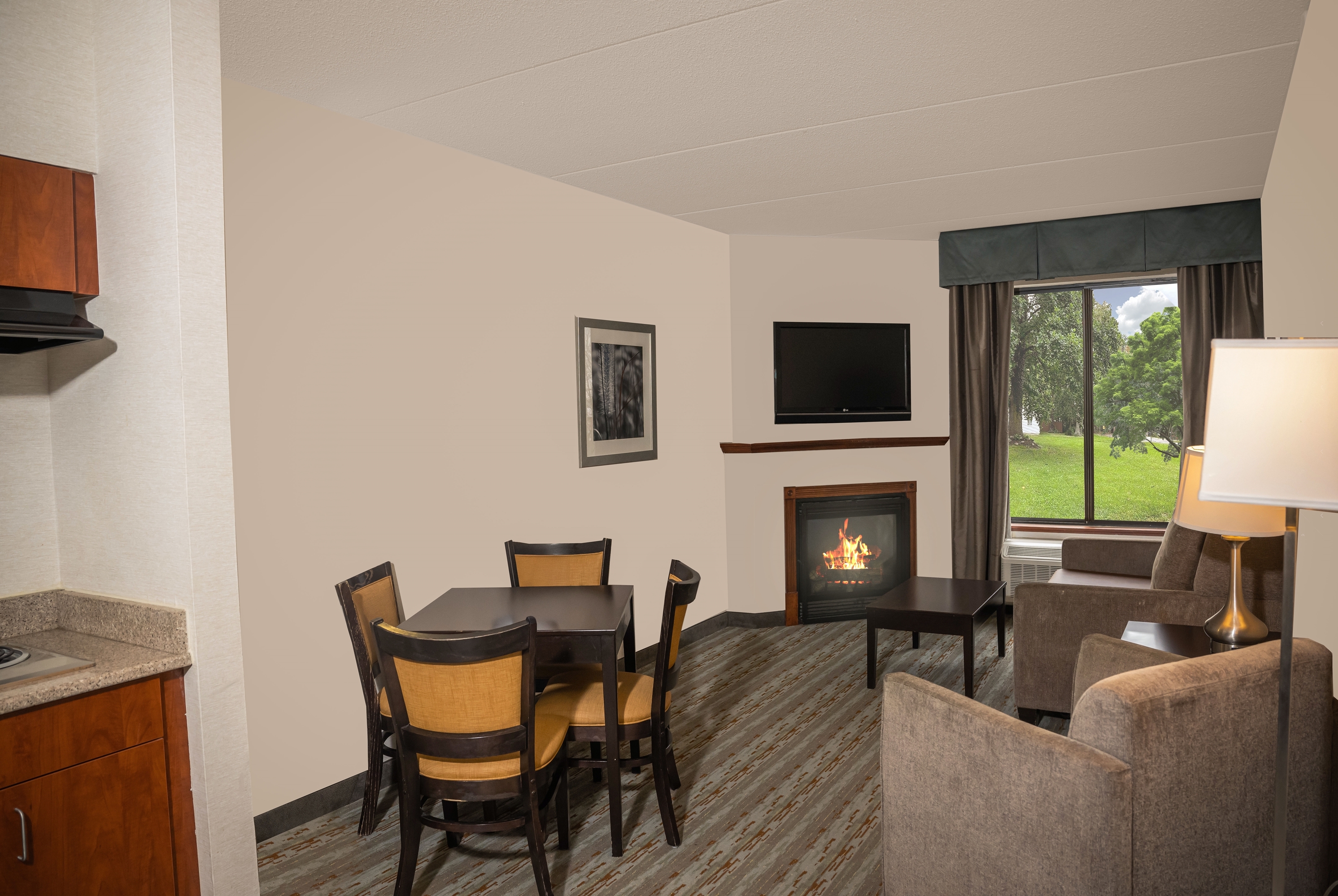 Guest room at the Wyndham Garden Erie in Erie, Pennsylvania