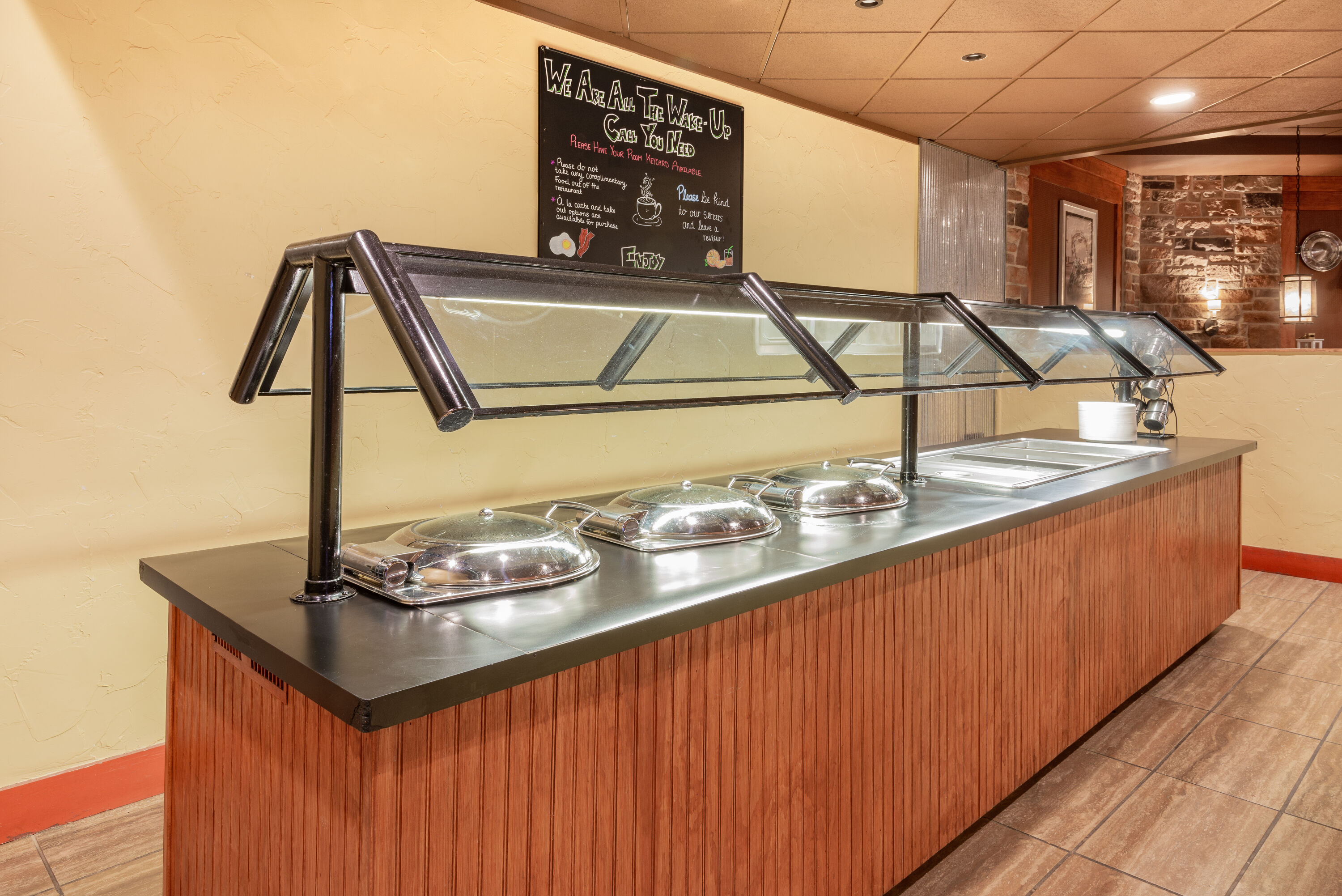 Free breakfast at Wyndham Garden York in York, Pennsylvania