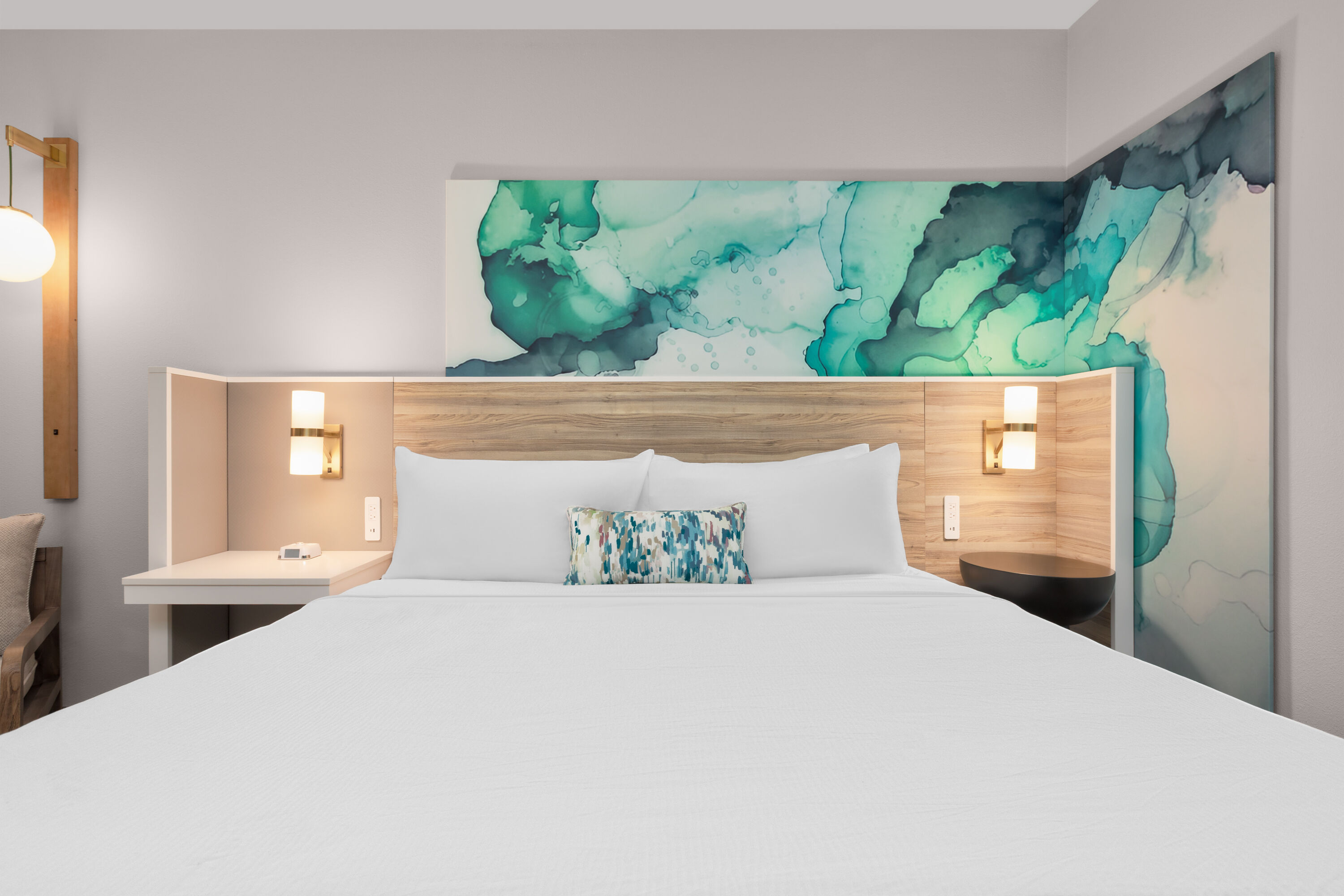 Guest room at the Wyndham Garden Anna in Anna, Texas