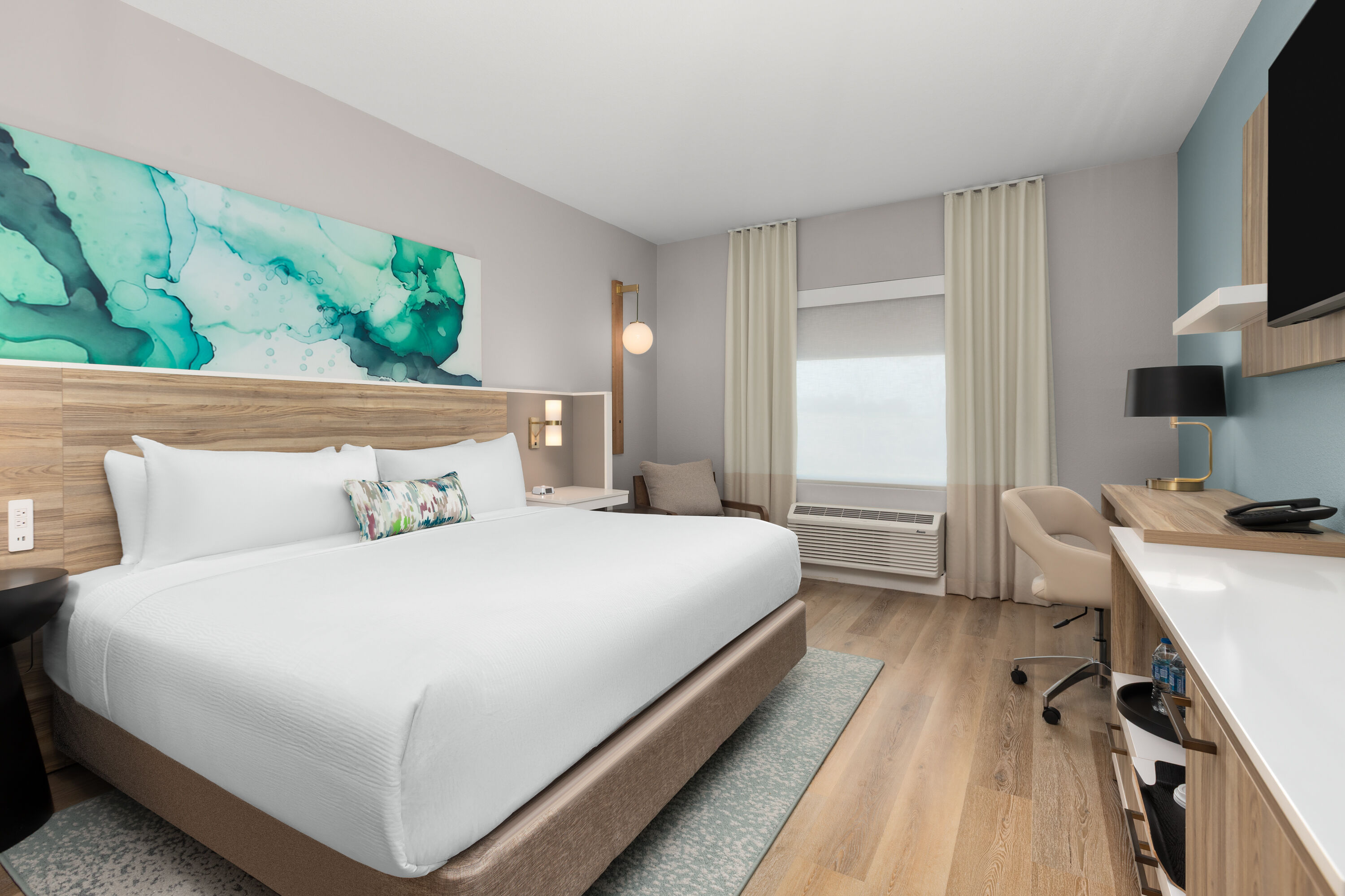 Guest room at the Wyndham Garden Anna in Anna, Texas