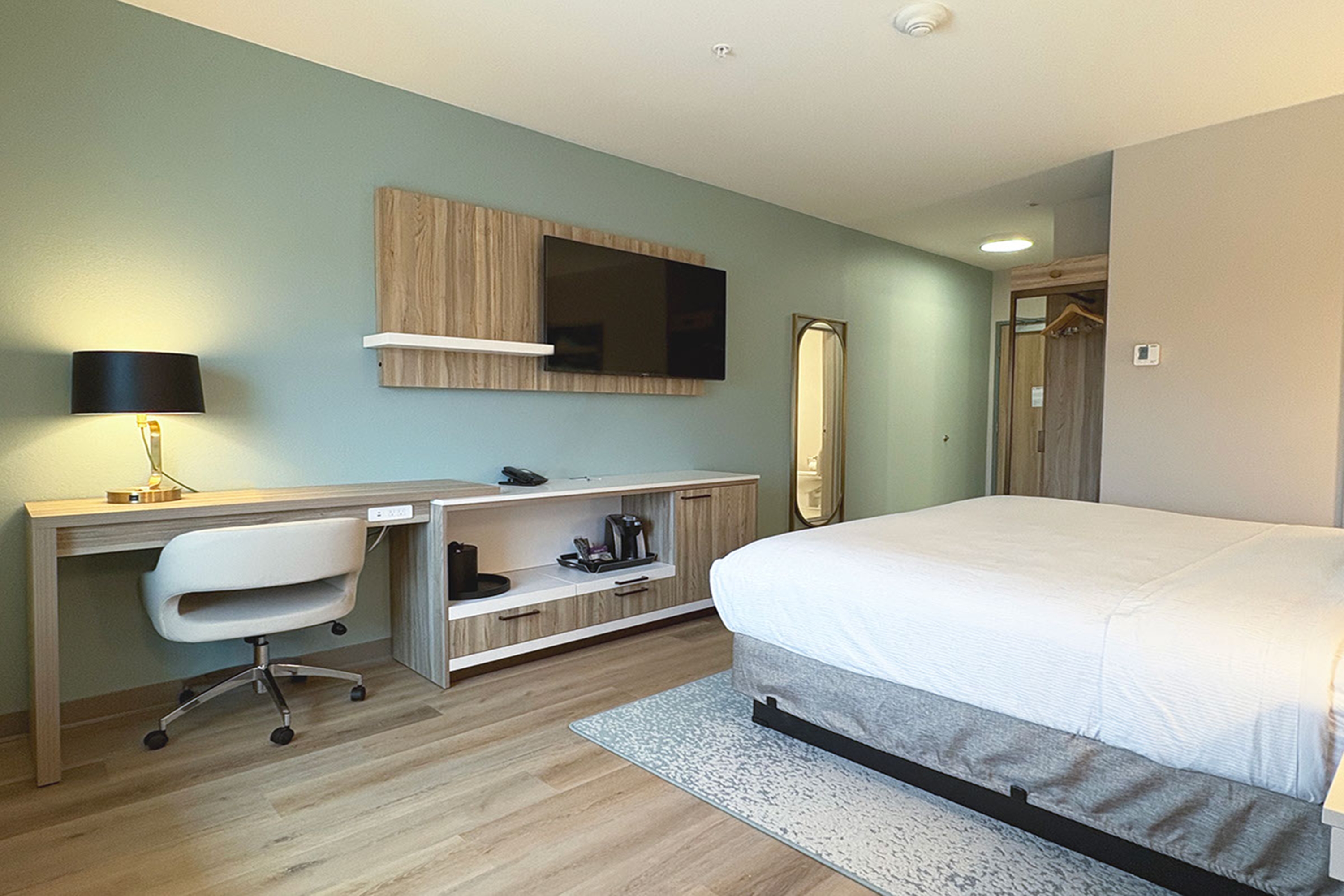 Guest room at the Wyndham Garden Anna in Anna, Texas