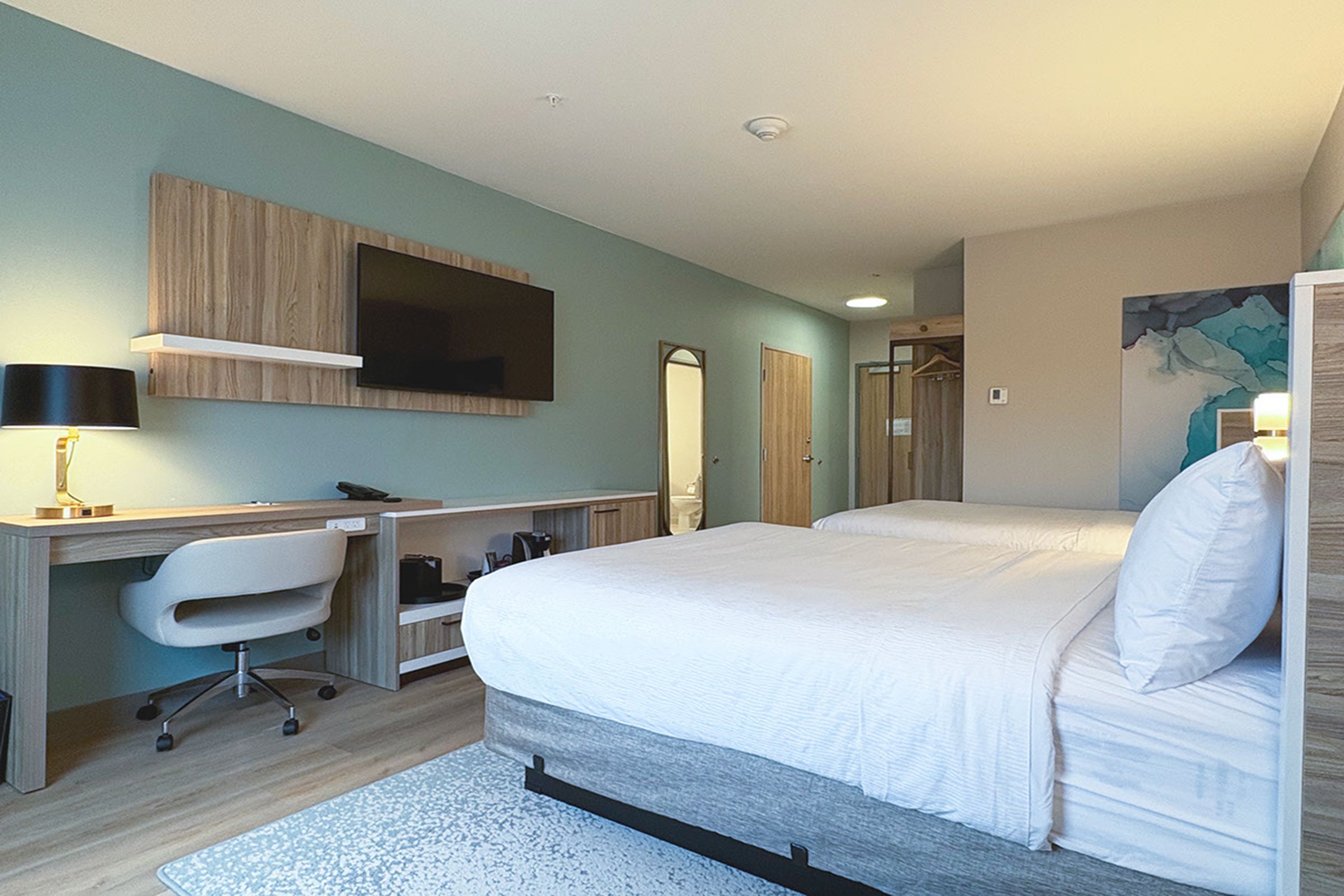 Guest room at the Wyndham Garden Anna in Anna, Texas