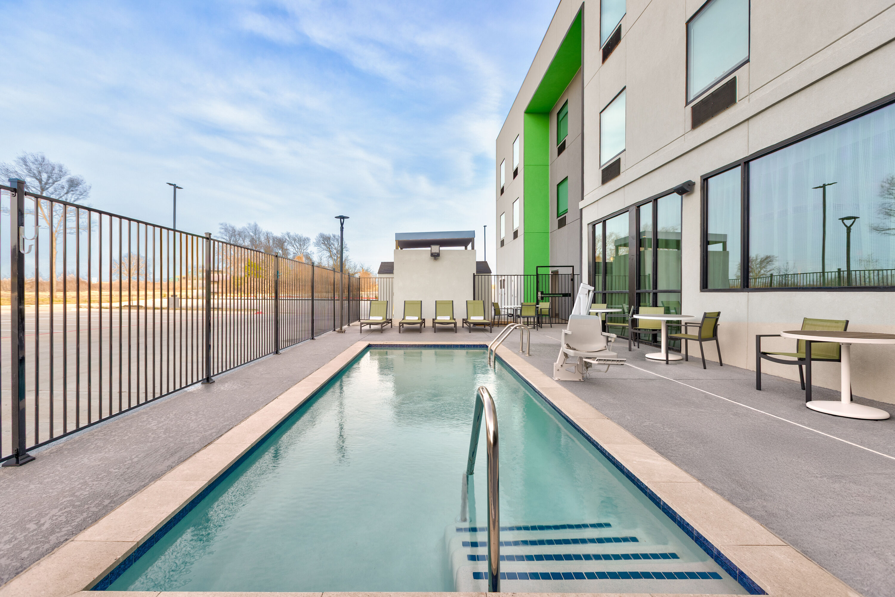 Indoor pool at the Wyndham Garden Anna in Anna, Texas
