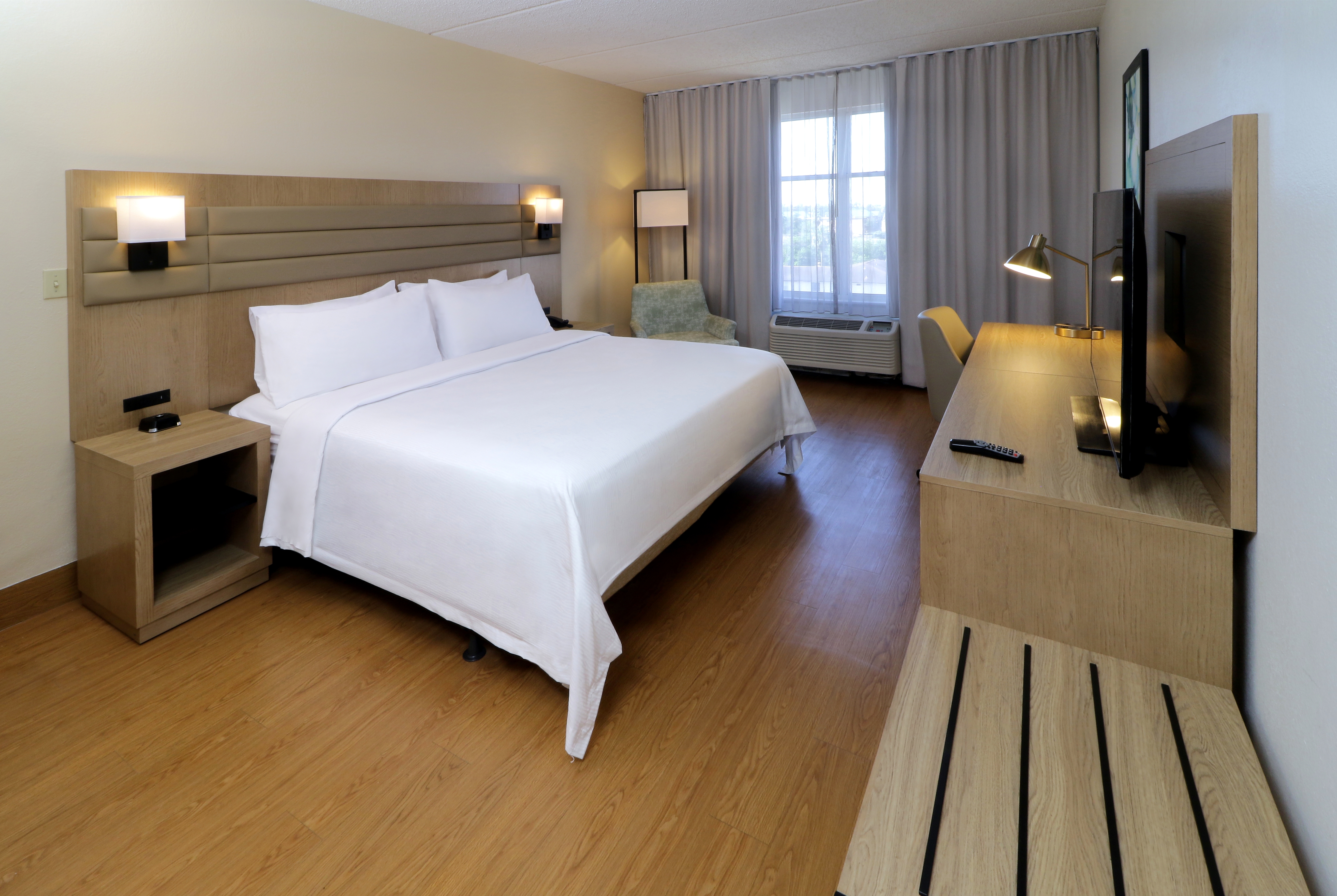 Guest room at the Wyndham Garden McAllen At La Plaza Mall in McAllen, Texas