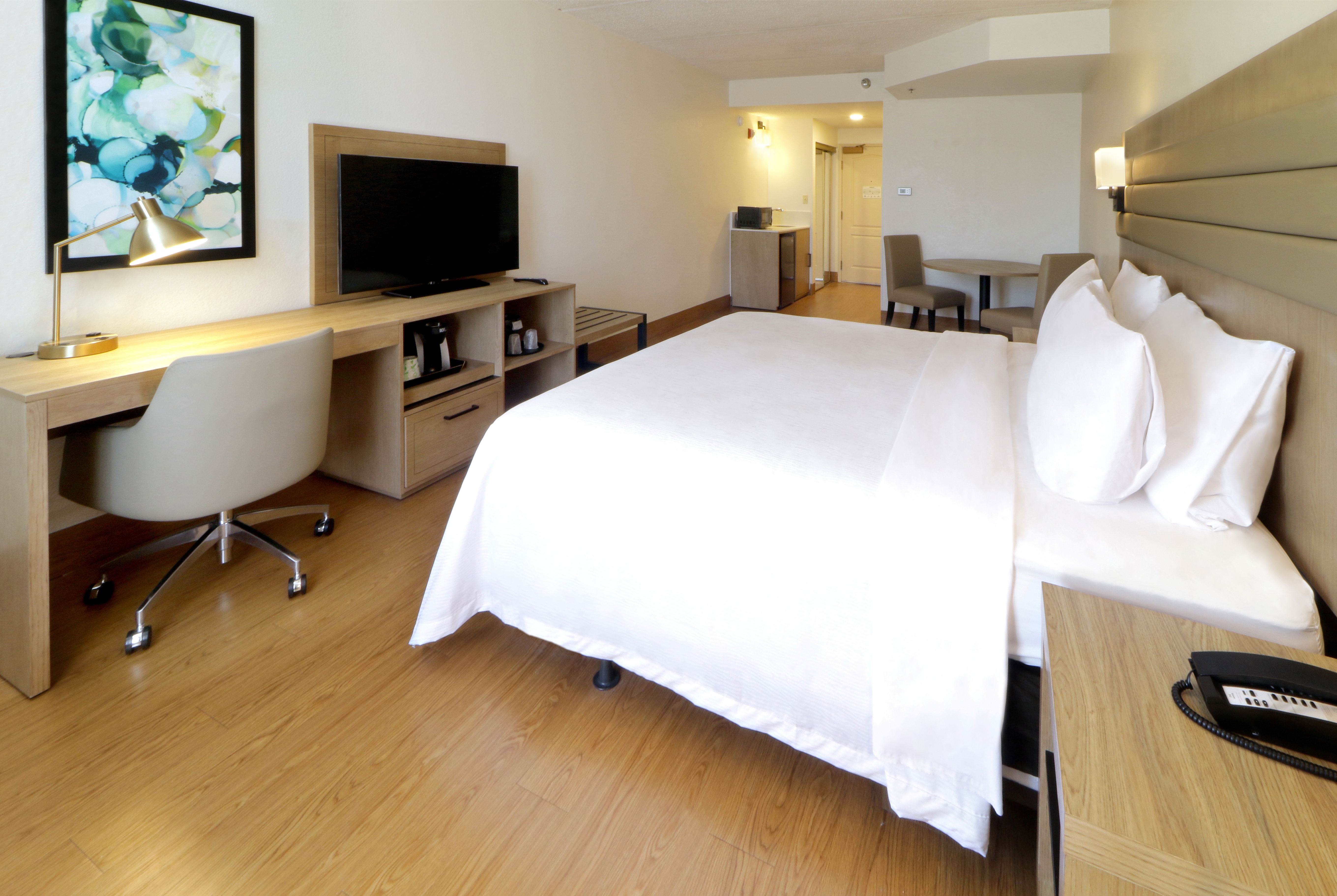 Guest room at the Wyndham Garden McAllen At La Plaza Mall in McAllen, Texas