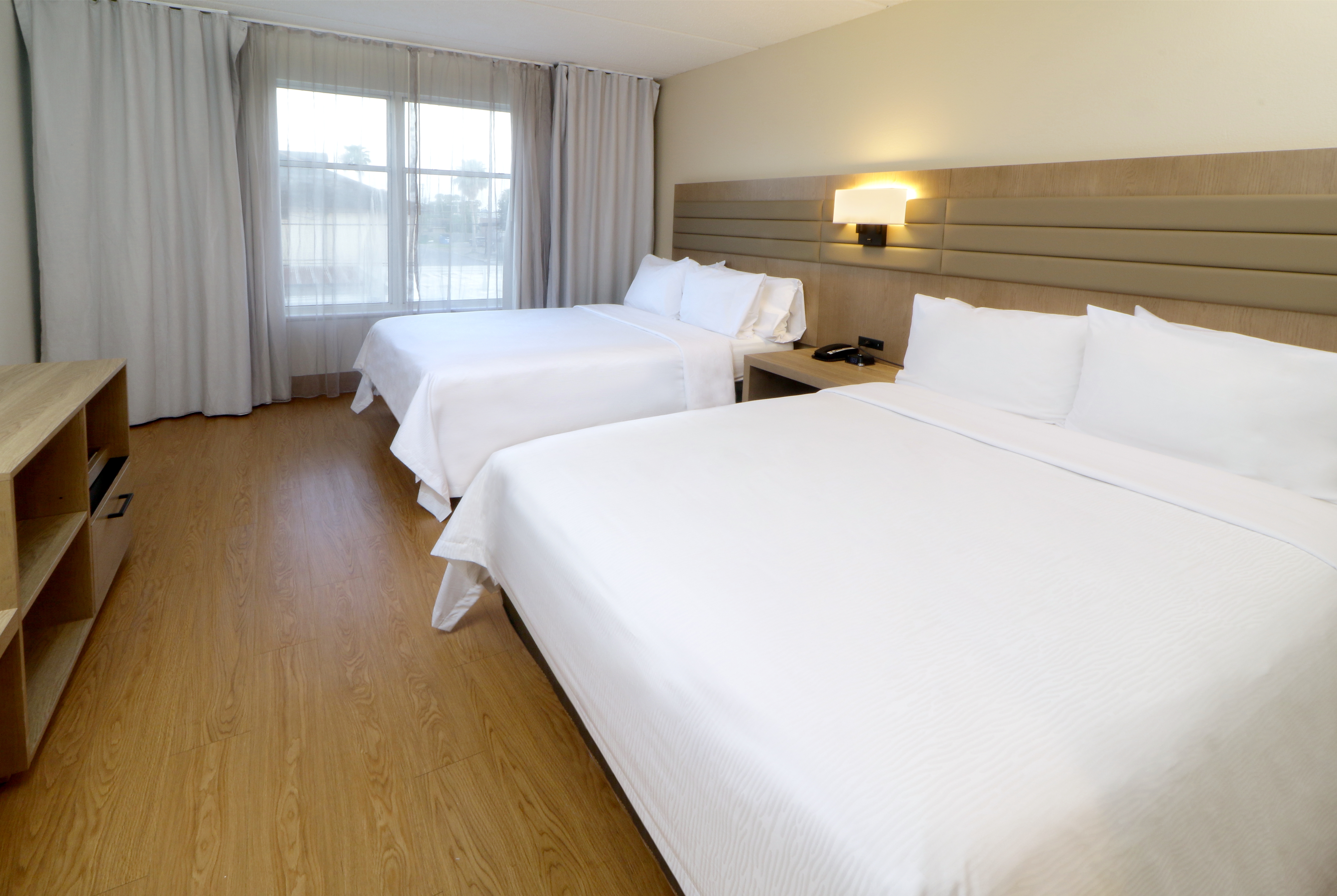 Guest room at the Wyndham Garden McAllen At La Plaza Mall in McAllen, Texas