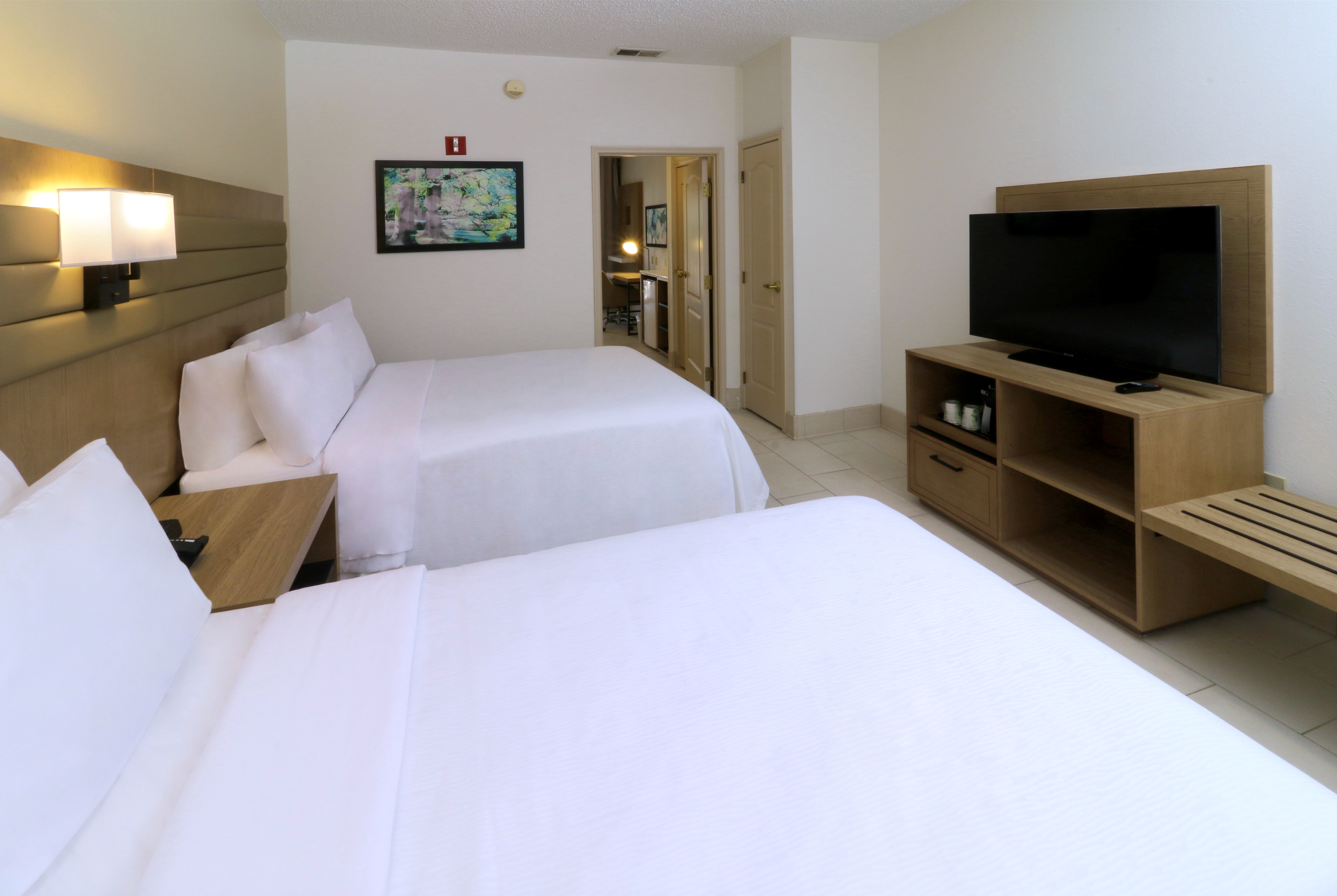 Guest room at the Wyndham Garden McAllen At La Plaza Mall in McAllen, Texas