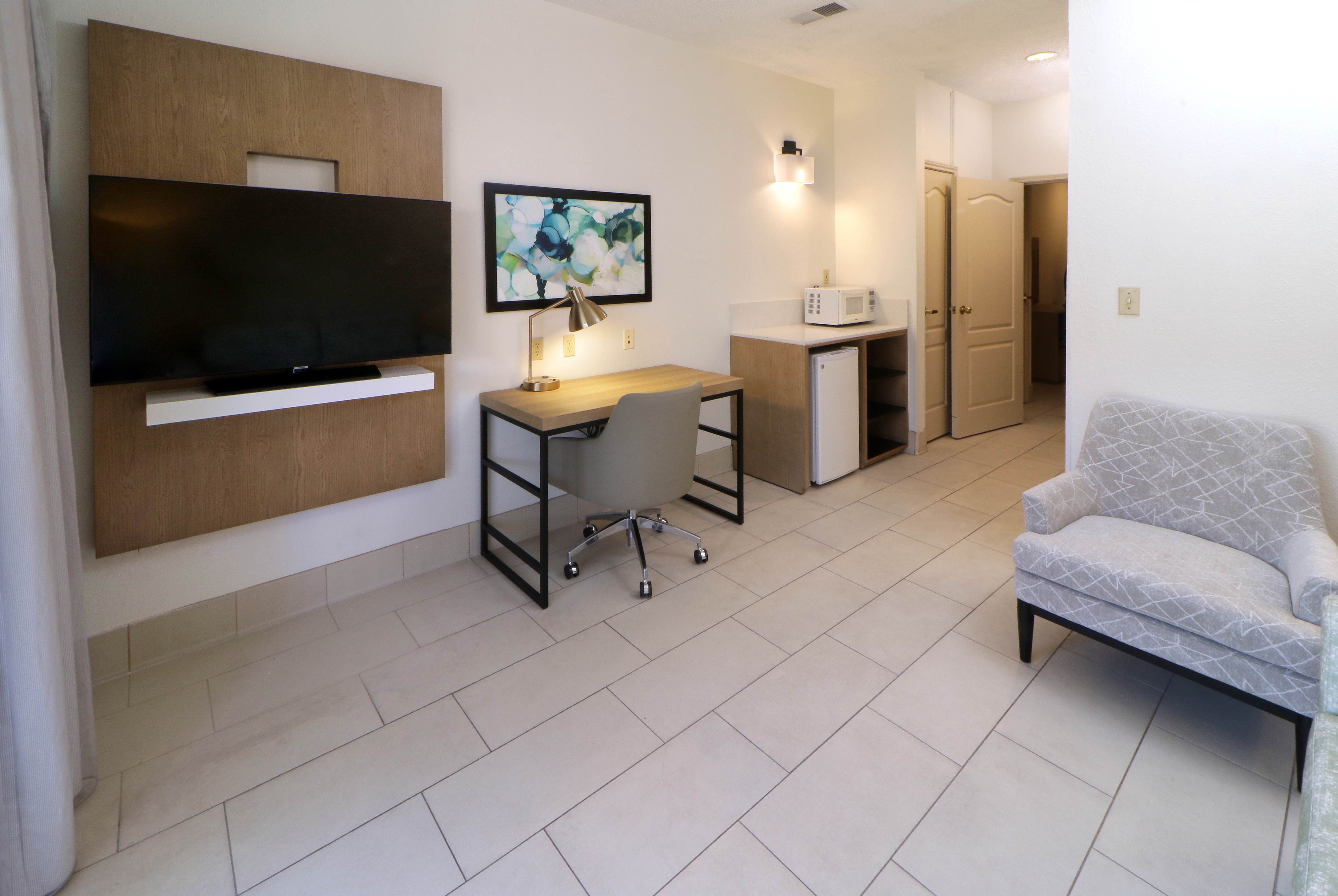 Guest room at the Wyndham Garden McAllen At La Plaza Mall in McAllen, Texas